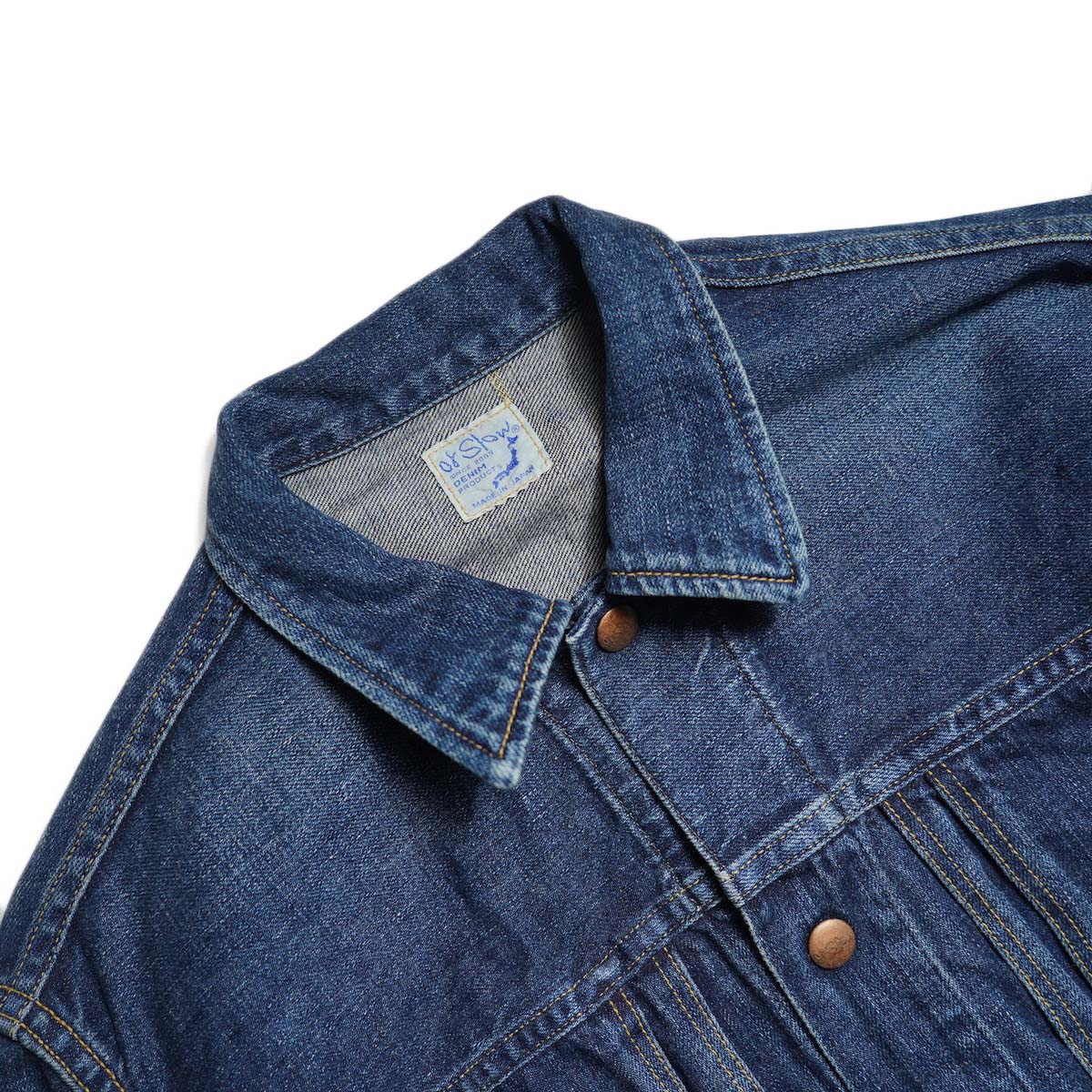 orSlow / RODEO LADY DENIM JACKET (Denim Used) ネック