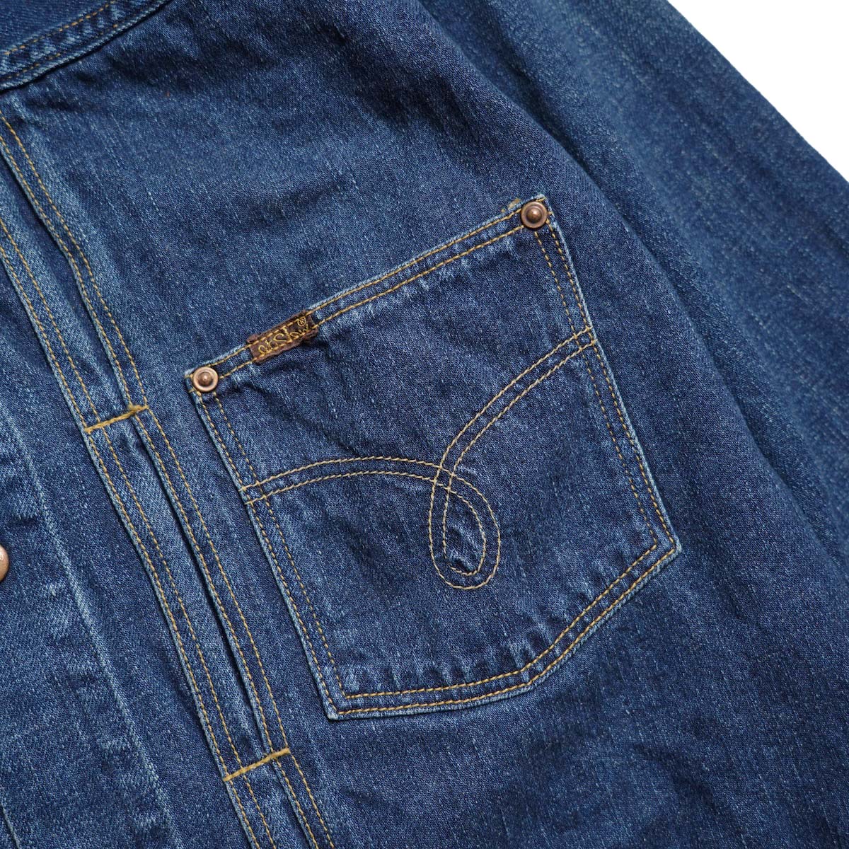 orSlow / RODEO LADY DENIM JACKET (Denim Used) フロントポケット