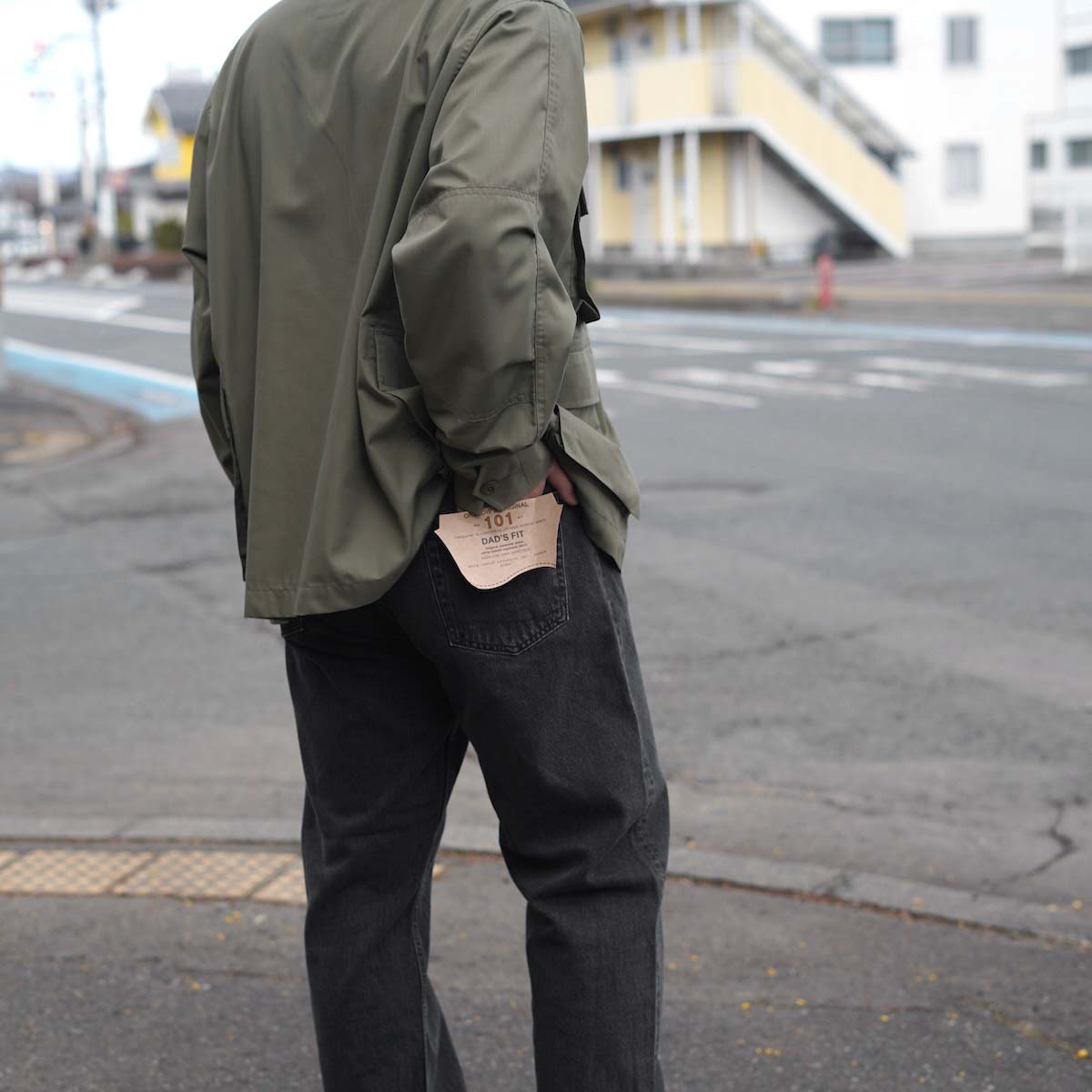 orSlow / 101 DAD"S FIT DENIM PANTS (Black Denim Stone) 178cm / size3 着用③