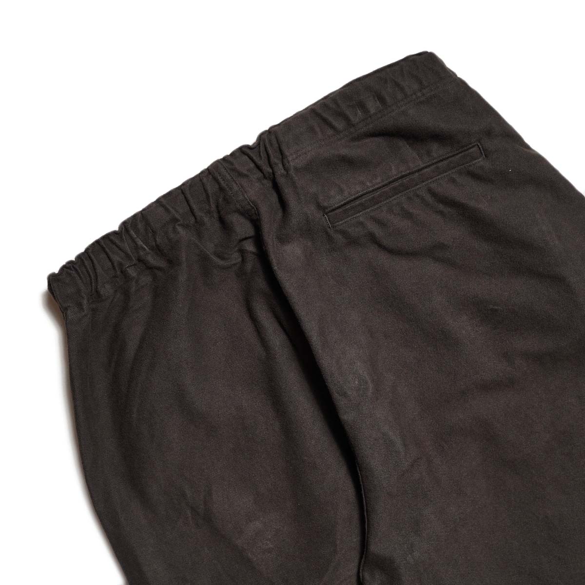 orSlow / NEW YORKER BRUSHED WIDE TROUSERS (Coffee Brown)ヒップポケット