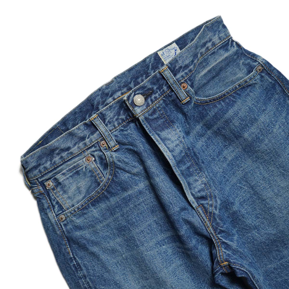 orSlow / 105 STANDARD SELVEDGE DENIM 2YEAR WASH (2Year Wash)