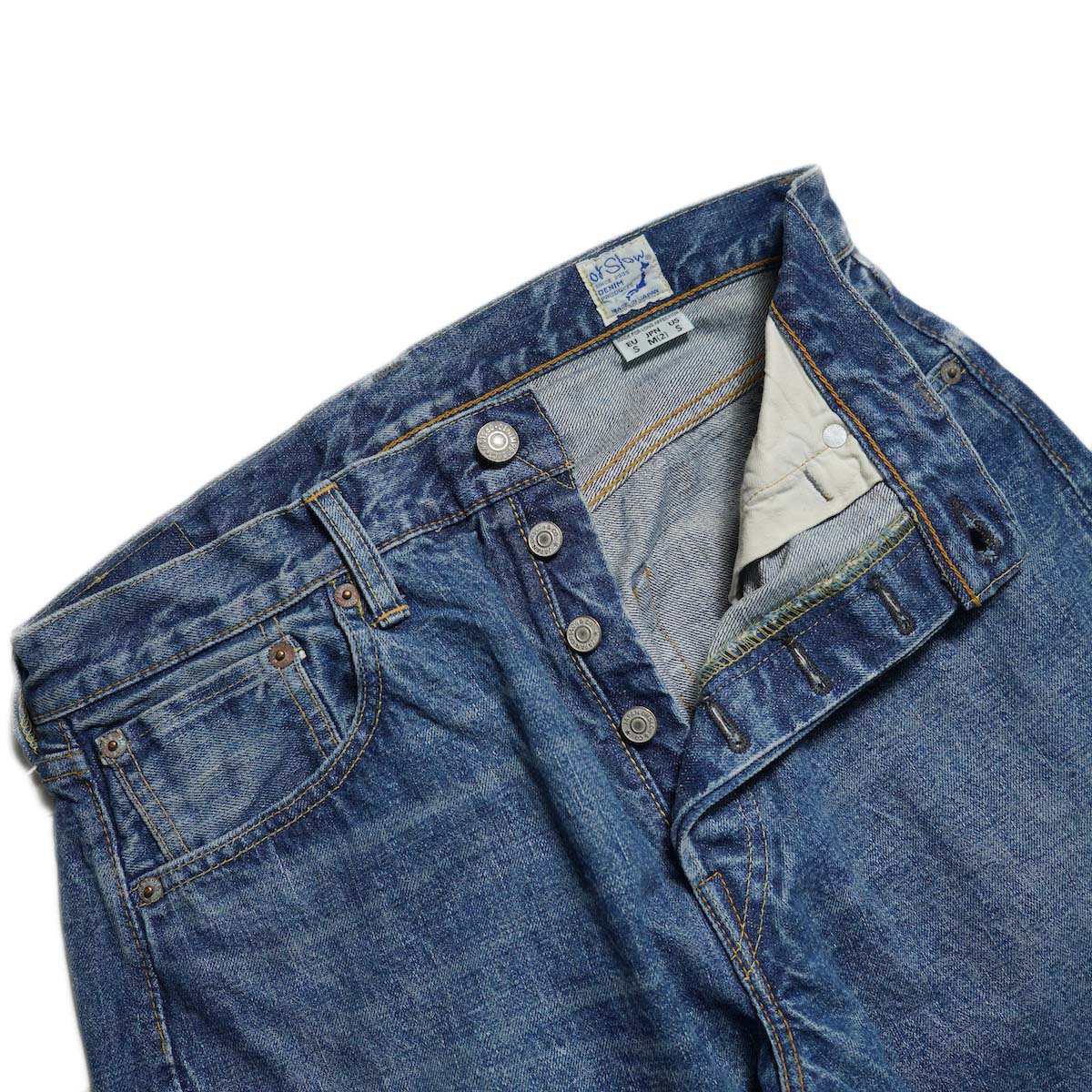 orSlow / 105 STANDARD SELVEDGE DENIM 2YEAR WASH (2Year Wash)