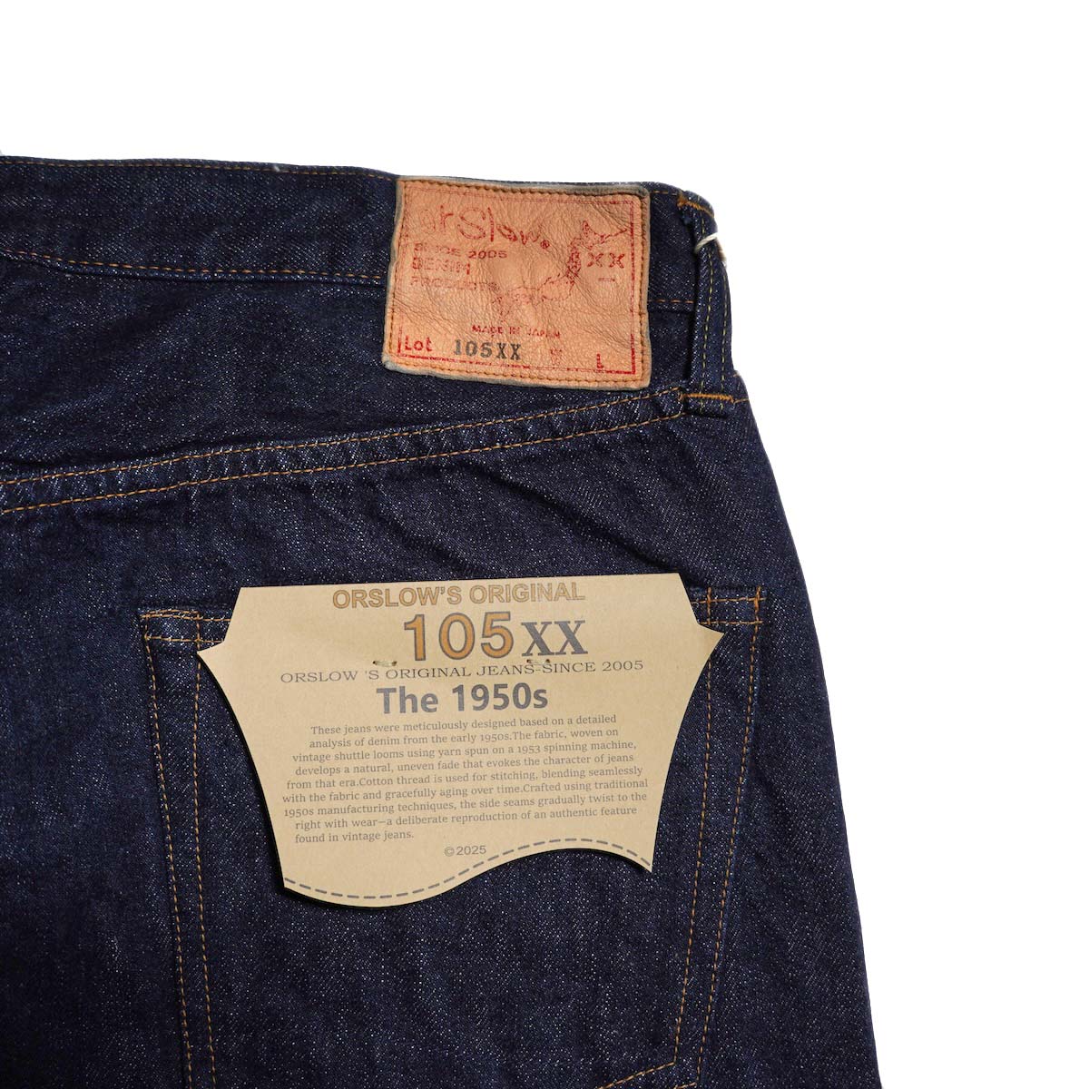 orSlow / 105XX THE 1950S SELVEDGE DENIM (One Wash)