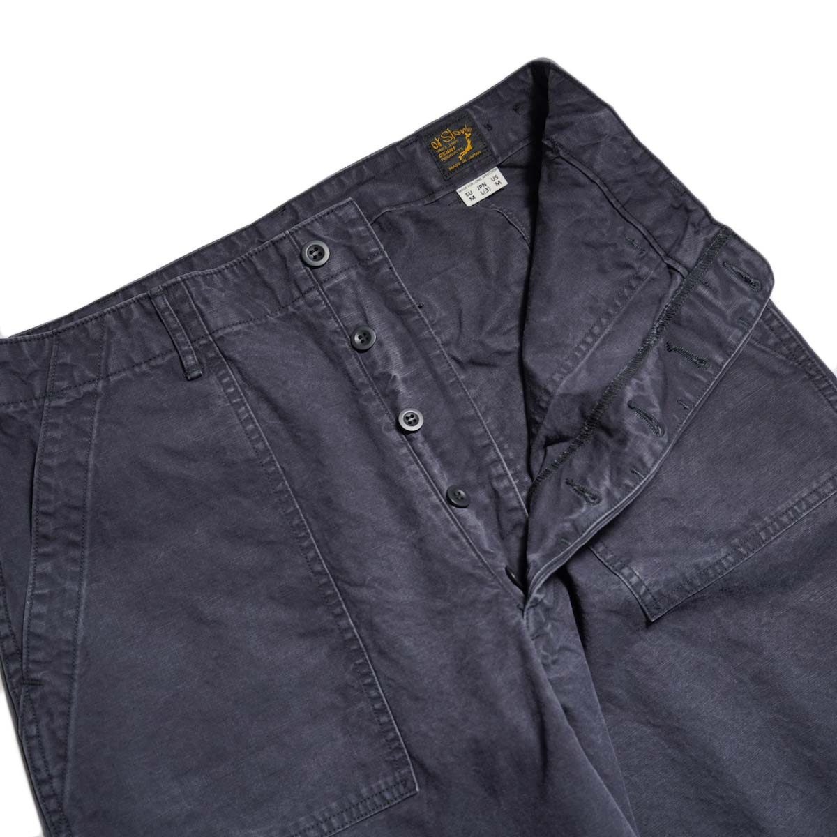 orSlow / SUMMER FATIGUE PANTS (Black)