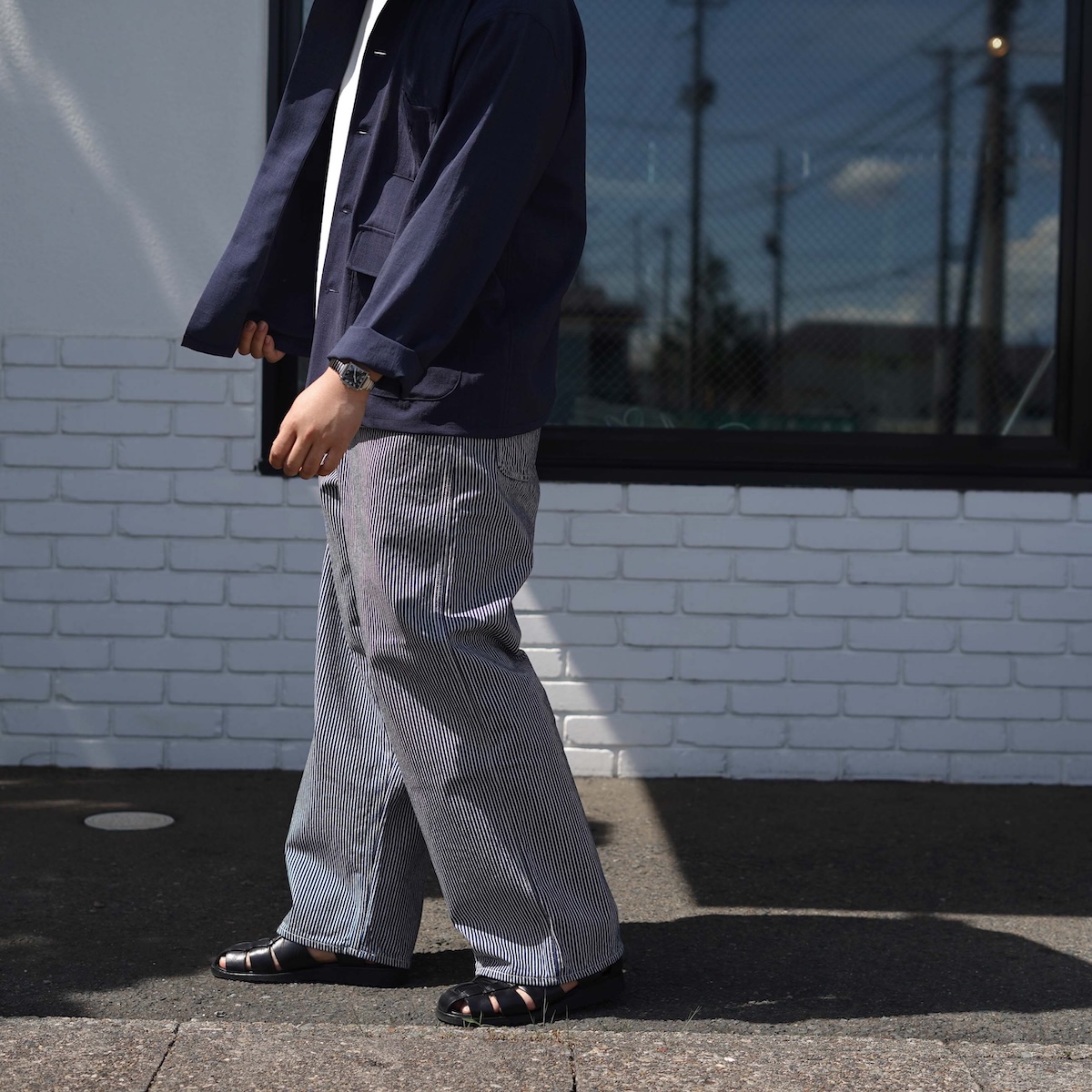 orSlow / WIDE FIT 30'S HICKORY PAINTER PANTS (Hickory)
