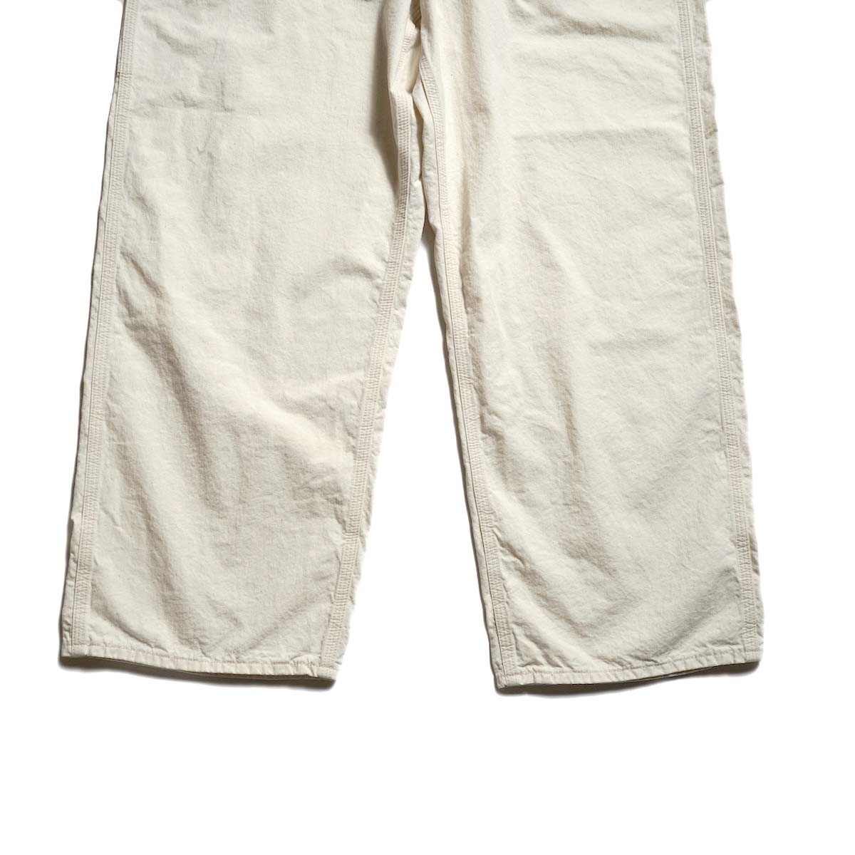 orSlow / WIDE FIT 30"S PAINTER PANTS (Ecru) 裾