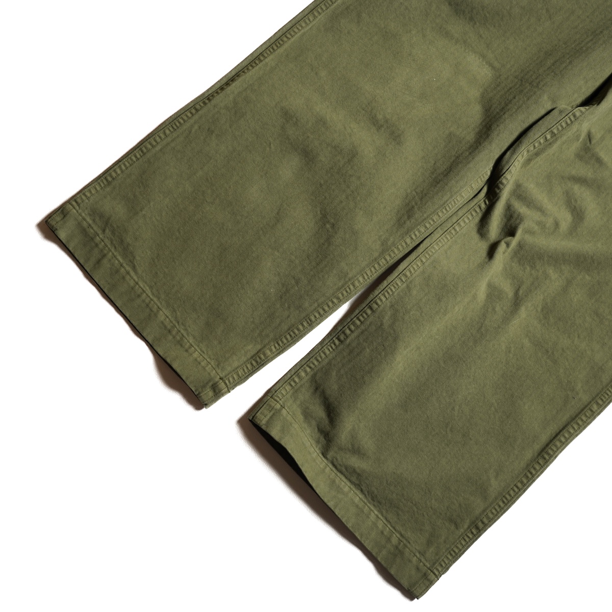 orSlow / USMC HERRINGBONE WIDE FIT UTILITY TROUSERS (Dark Olive)