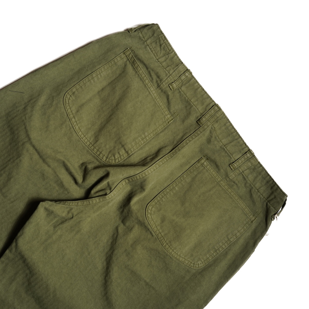 orSlow / USMC HERRINGBONE WIDE FIT UTILITY TROUSERS (Dark Olive)