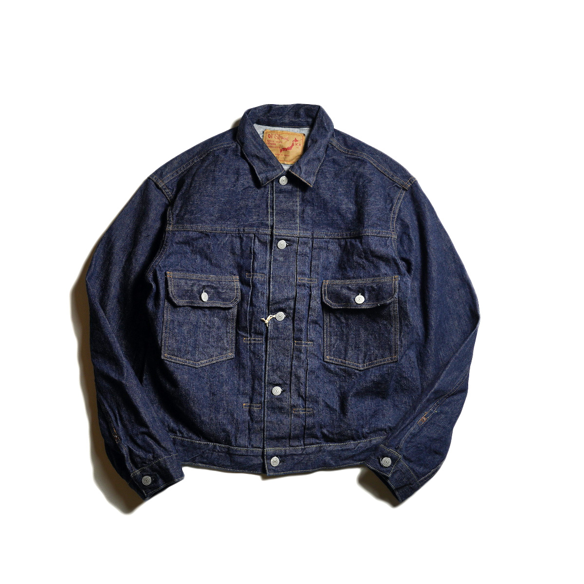 【サイズ1(S)】1950's TYPE2 DENIM JACKET orSlow - 1950's Type 2 Denim Jacket - Two Year Wash