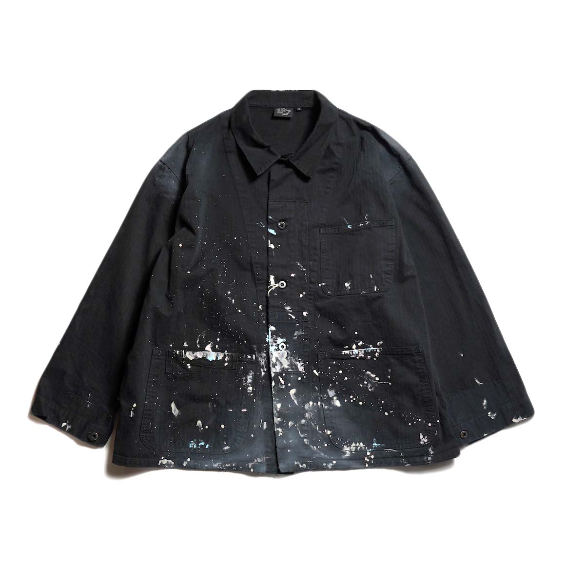 orSlow / REMADE USMC HERRINGBONE COVERALL (Remake Black) 正面