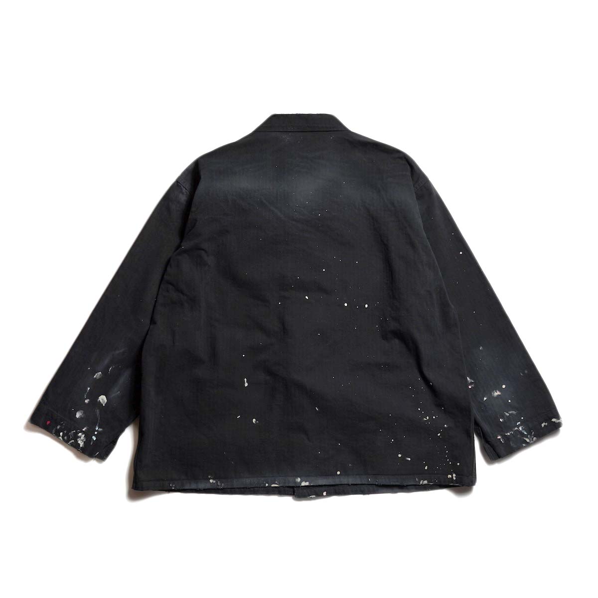 orSlow / REMADE USMC HERRINGBONE COVERALL (Black) 背面