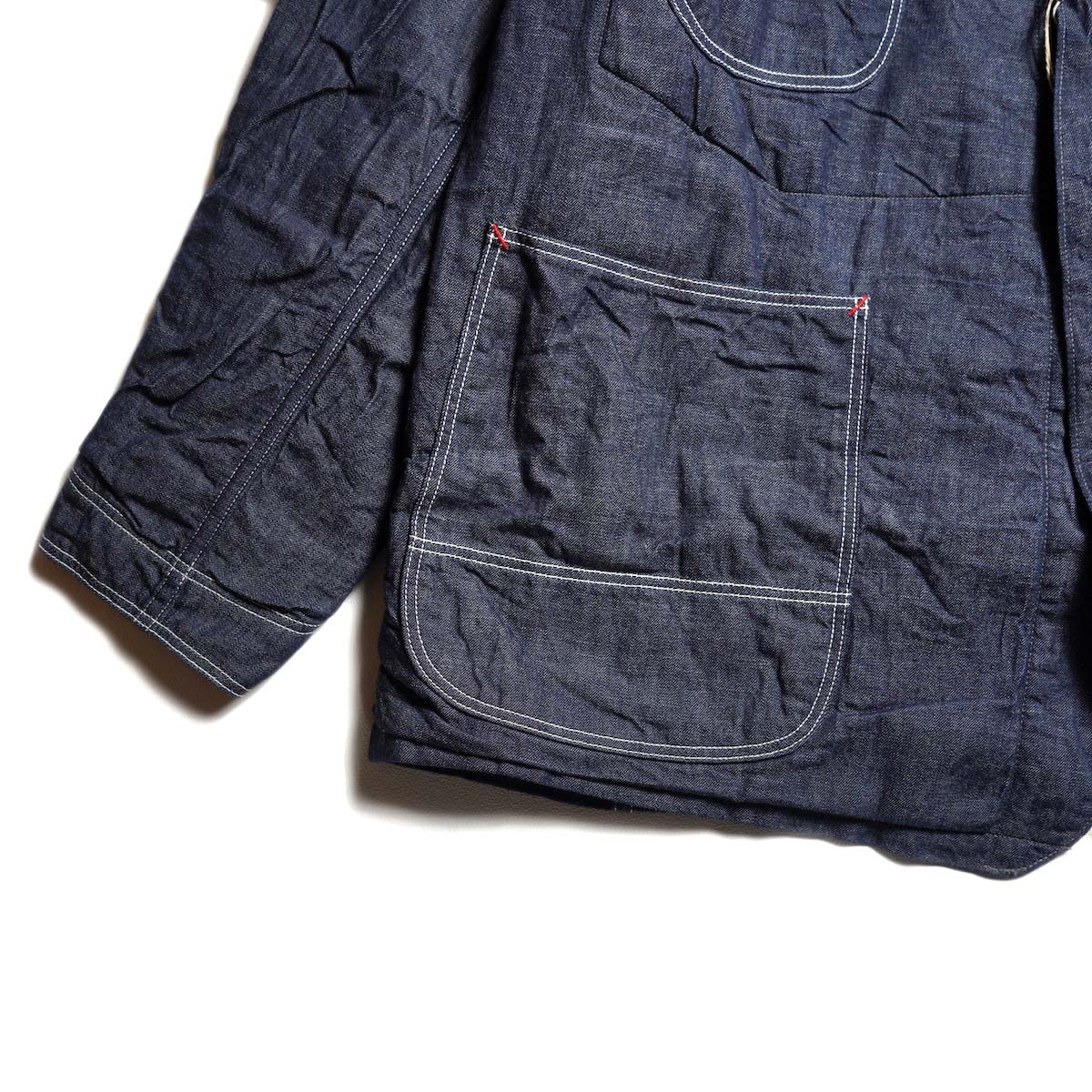 orSlow / WOOL LINER RELAXED FIT DENIM COVERALL (One Wash) 裾