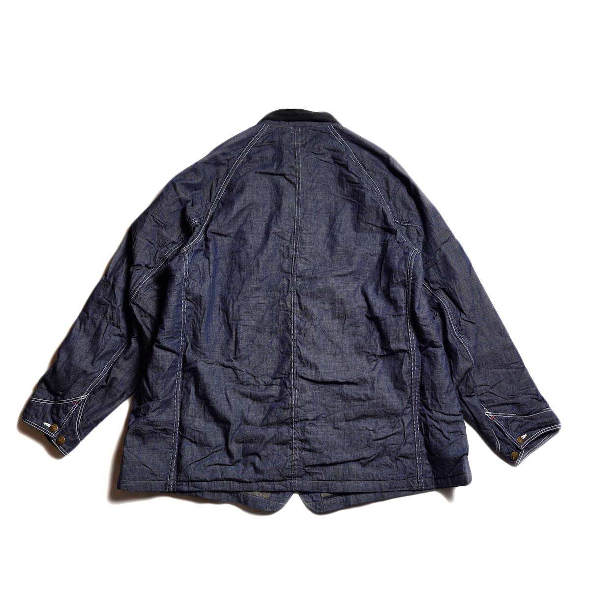 orSlow / WOOL LINER RELAXED FIT DENIM COVERALL (One Wash) 背面