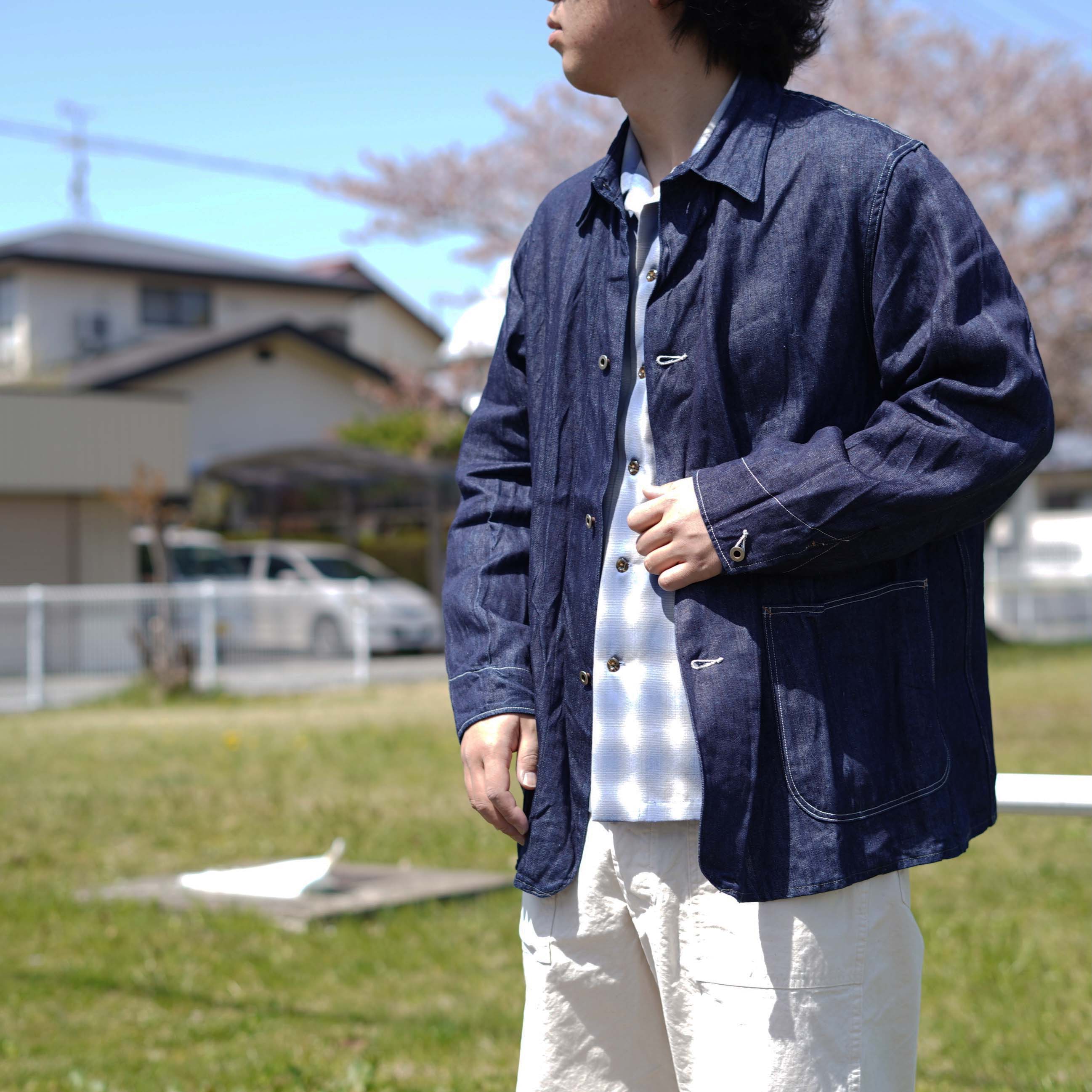 orSlow / WWII 40'S LINEN DENIM COVERALL (One Wash)