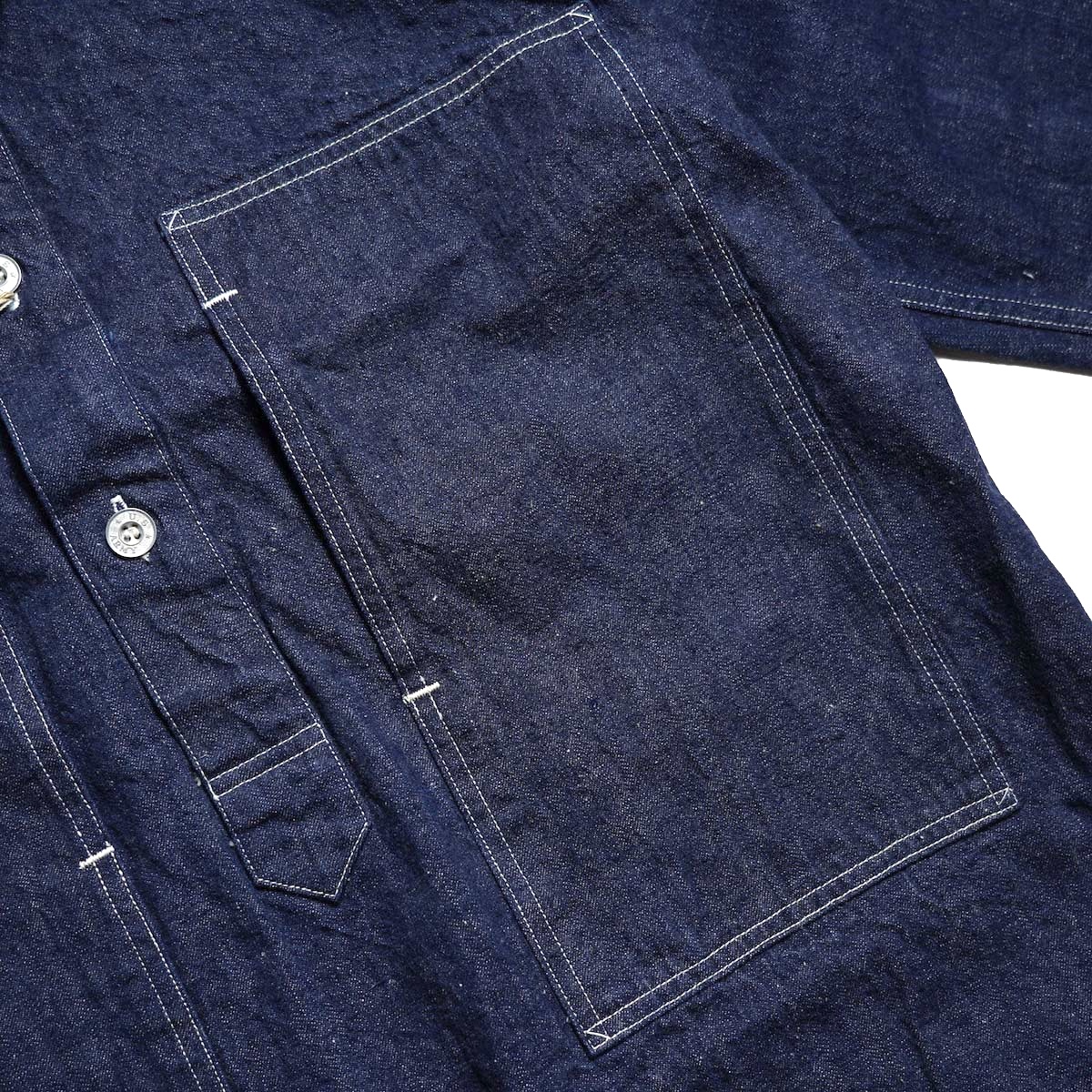 orSlow / 30'S DENIM PULLOVER SHIRT JACKET (One Wash) ポケット