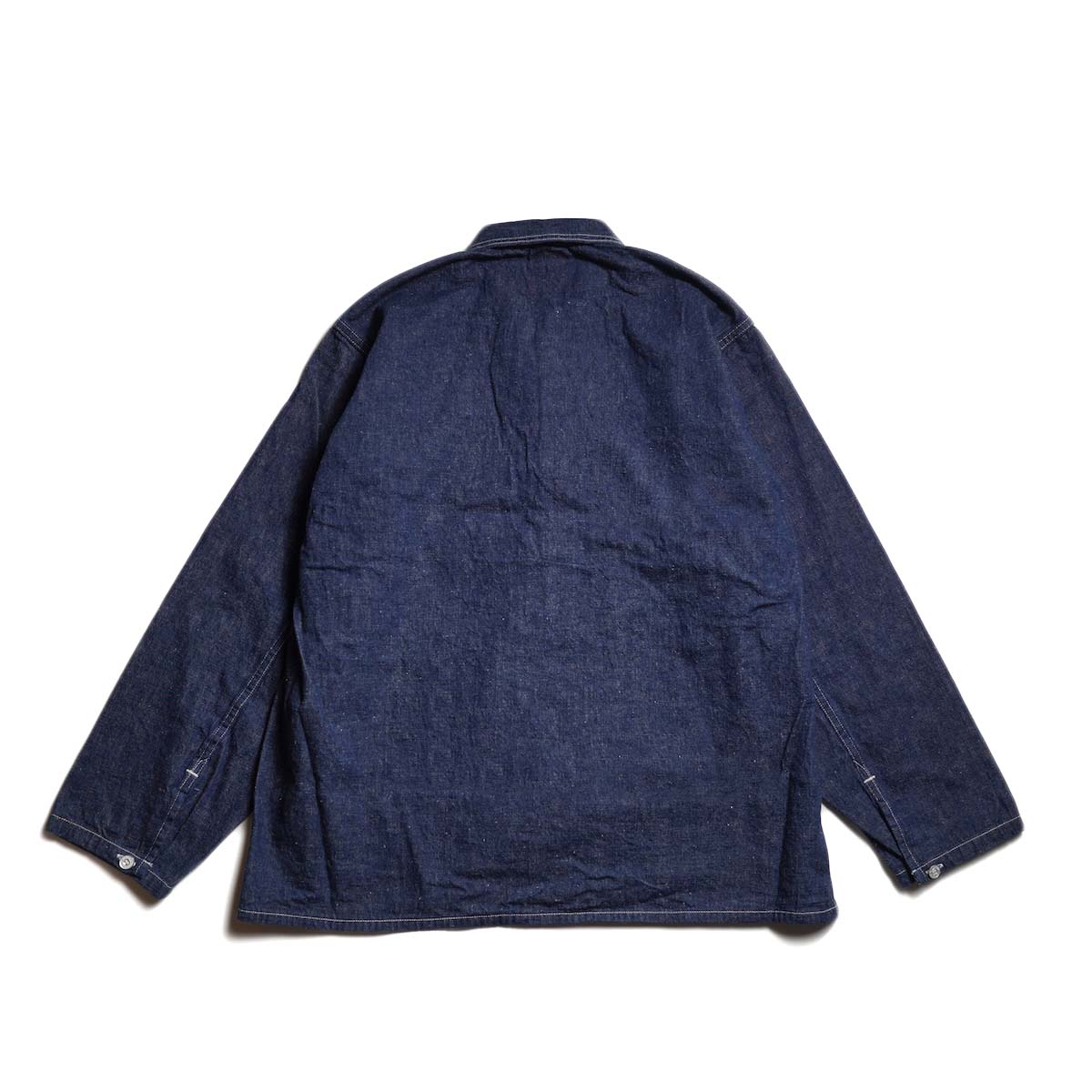 orSlow / 30'S DENIM PULLOVER SHIRT JACKET (One Wash) 背面