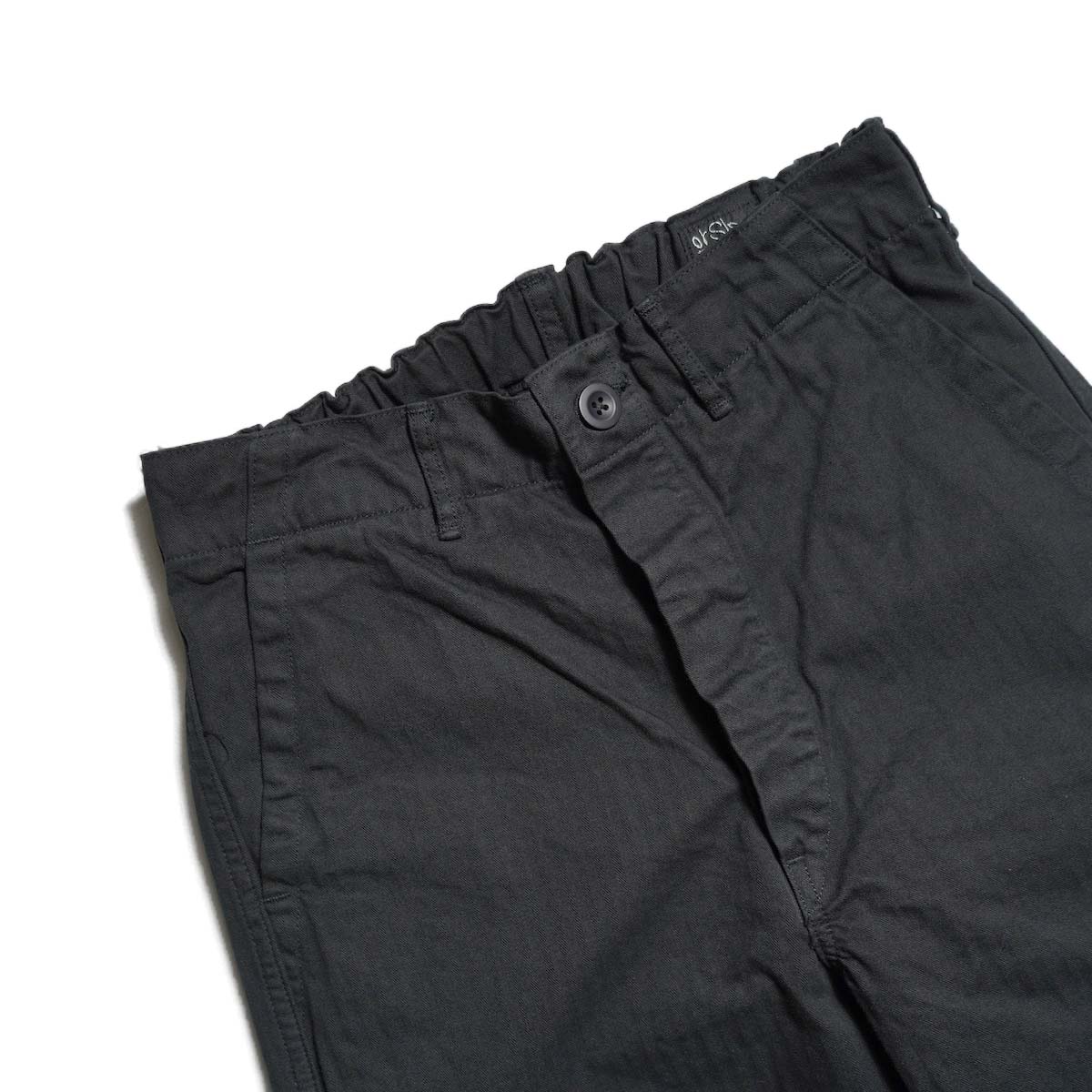 orSlow / WIDE FIT FRENCH WORK PANTS (Black)