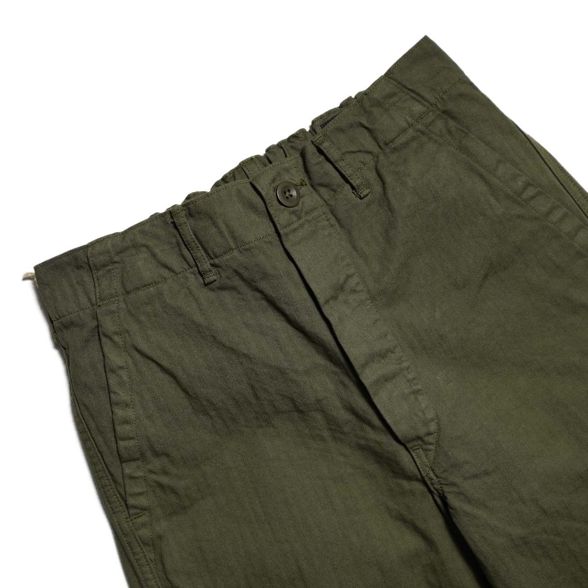 orSlow / WIDE FIT FRENCH WORK PANTS (Army Green)