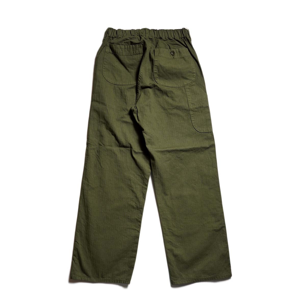 orSlow / WIDE FIT FRENCH WORK PANTS (Army Green)
