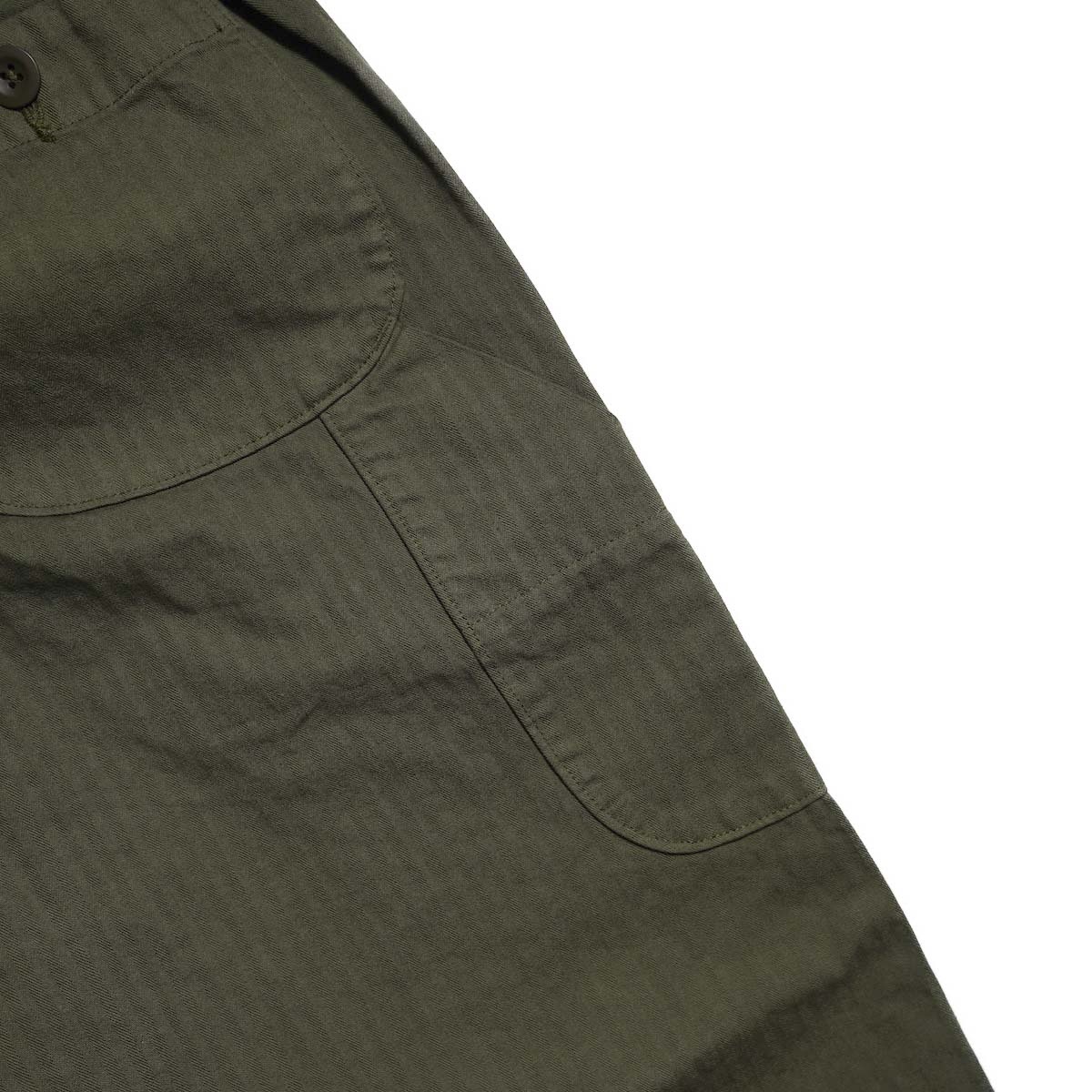 orSlow / WIDE FIT FRENCH WORK PANTS (Army Green)