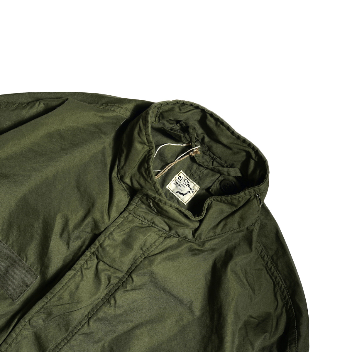 orSlow / Cotton Linen Moleskin Relax Fit Simple Work Jacket