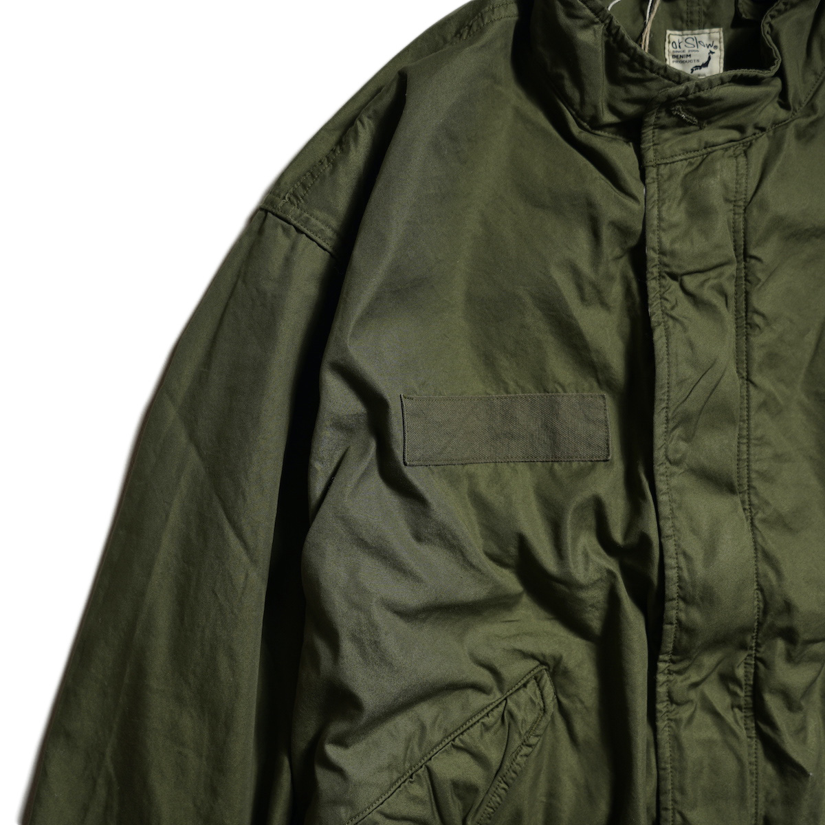 orSlow / Cotton Linen Moleskin Relax Fit Simple Work Jacket 