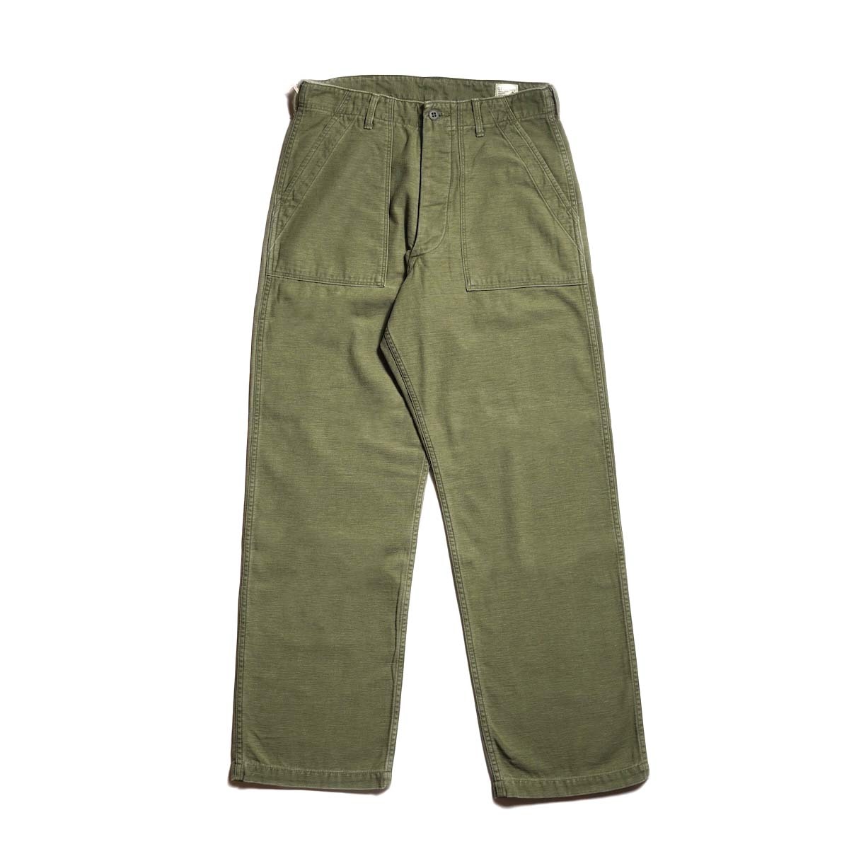 orSlow / REAL USED WASH VINTAGE FIT FATIGUE PANTS (Dark Olive Stone)