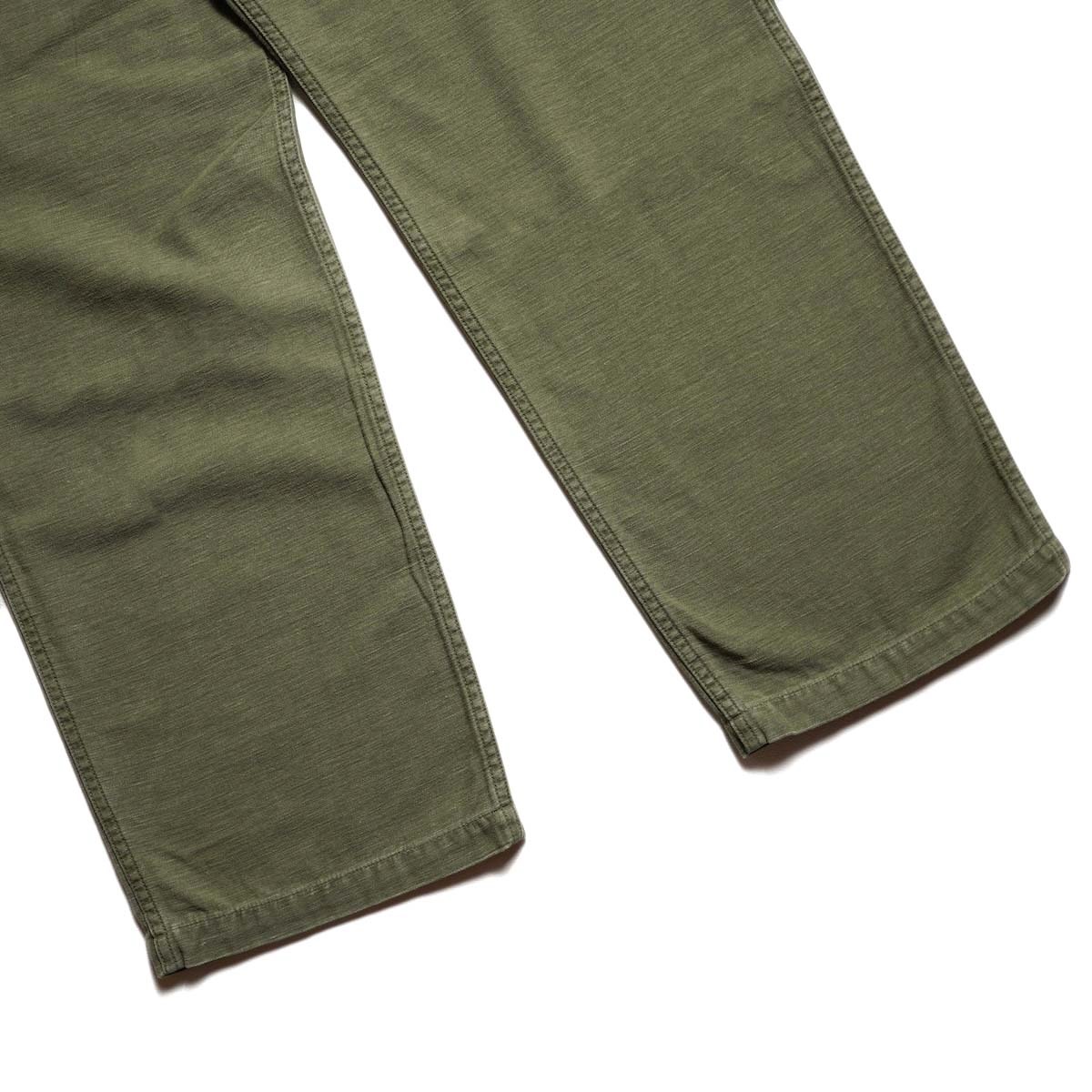 orSlow / REAL USED WASH VINTAGE FIT FATIGUE PANTS (Dark Olive Stone) 裾