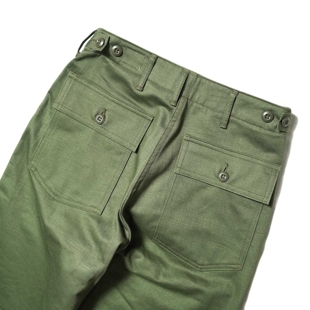 orSlow / HIGH WAIST FATIGUE PANTS (Green)