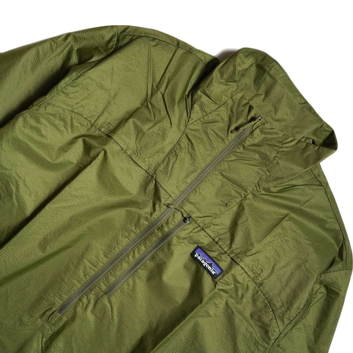 Patagonia / M's Houdini Stash Half Zip P/O (Caper Green)