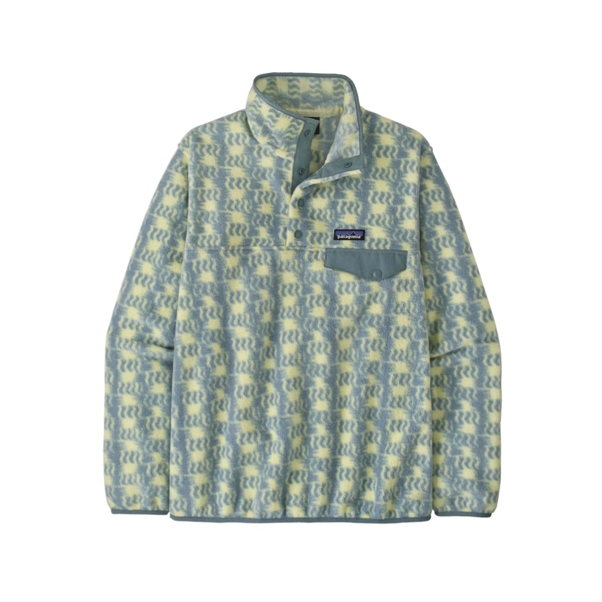 Patagonia / W's LW SYNCHILLA SNAP-T P/O (Sun Quilt: Blue Sage) 正面