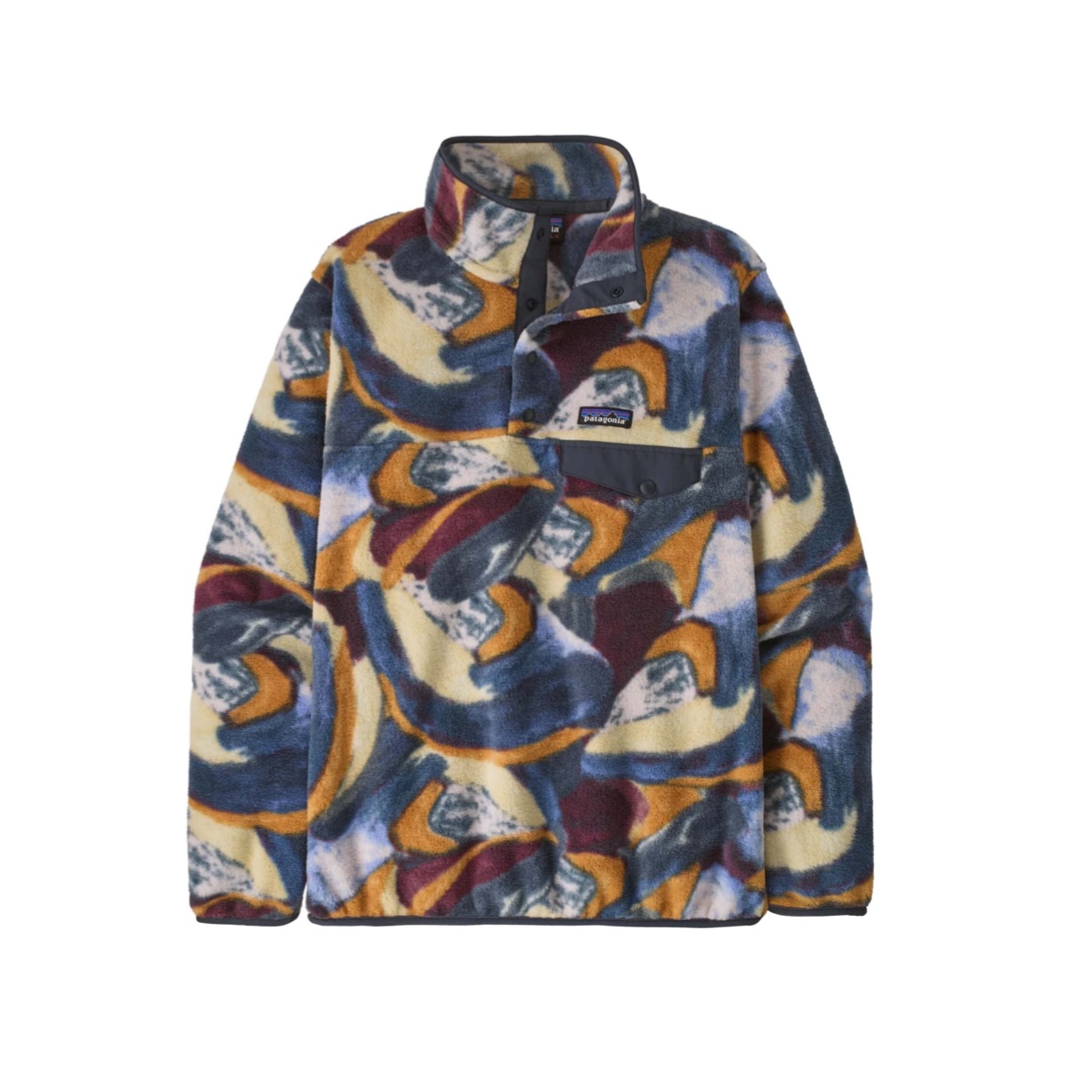 Patagonia / W"s LW SYNCHILLA SNAP-T P/O (Smudge: Smolder Blue) 正面