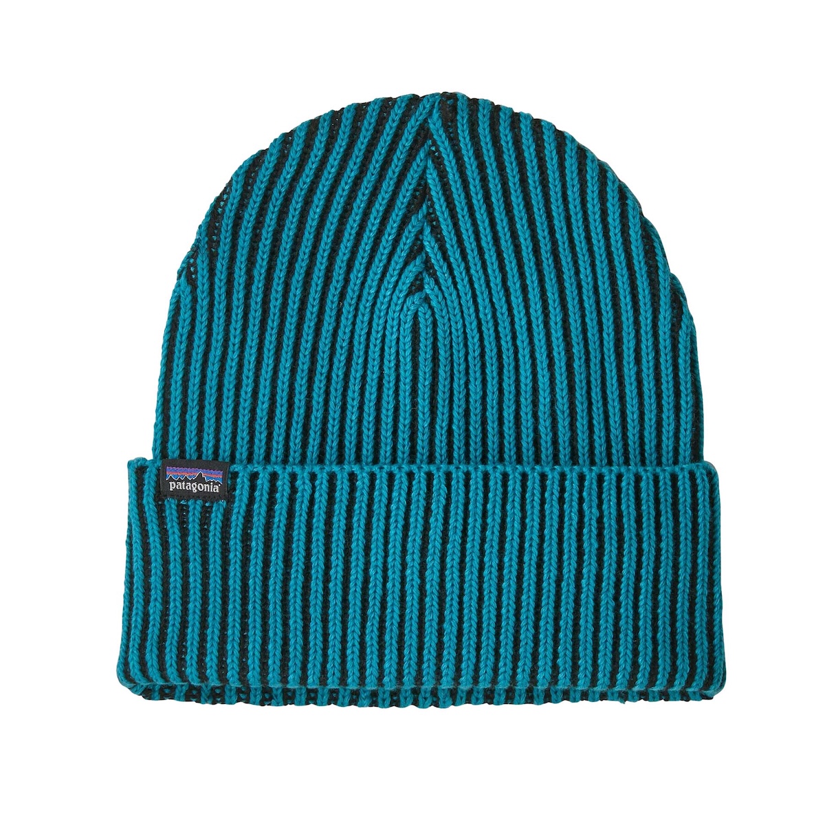 Patagonia / FISHERMANS ROLLED BEANIE (Contrast Stripe: Mako Blue)