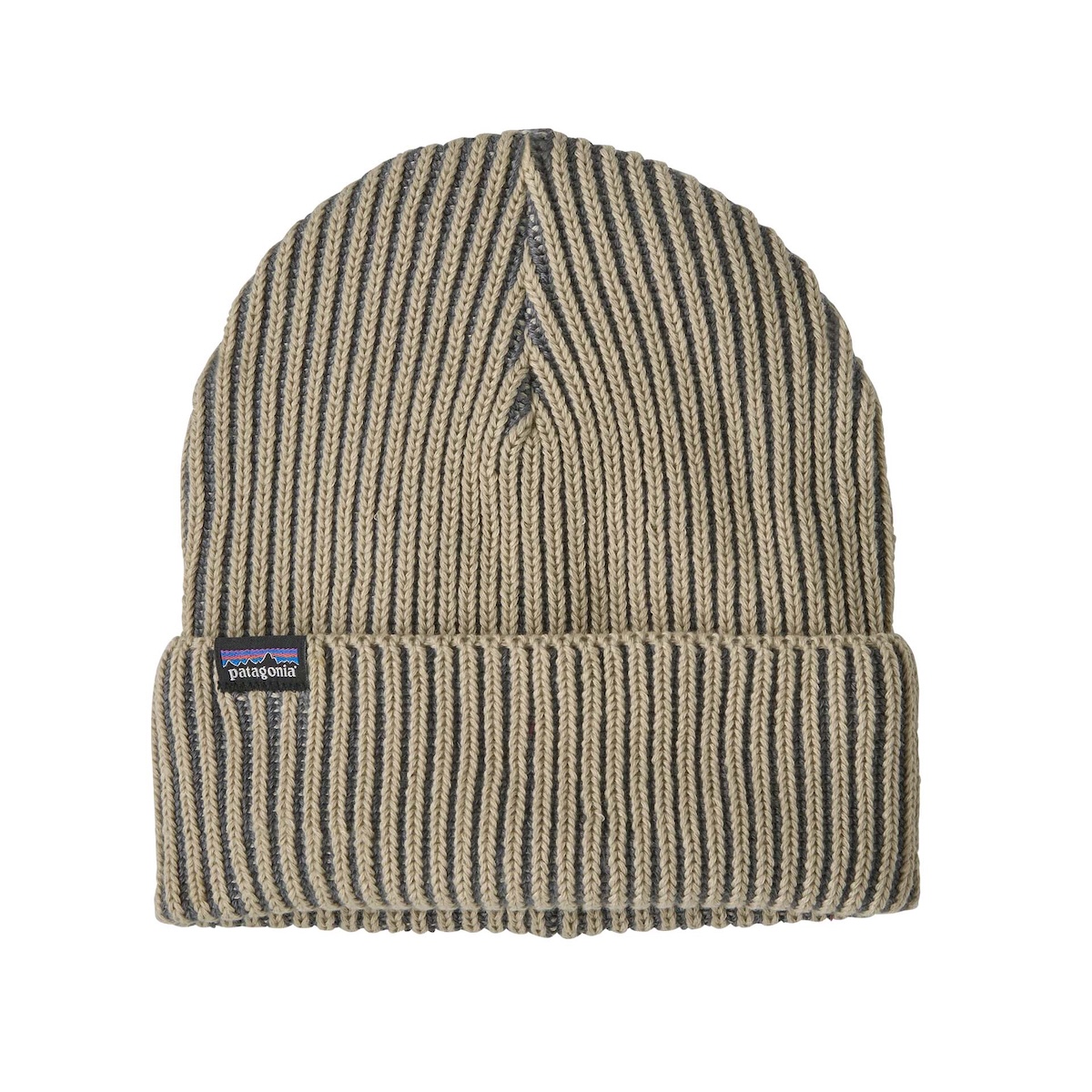 Patagonia / FISHERMANS ROLLED BEANIE (Contrast Stripe: Weathered Stone)