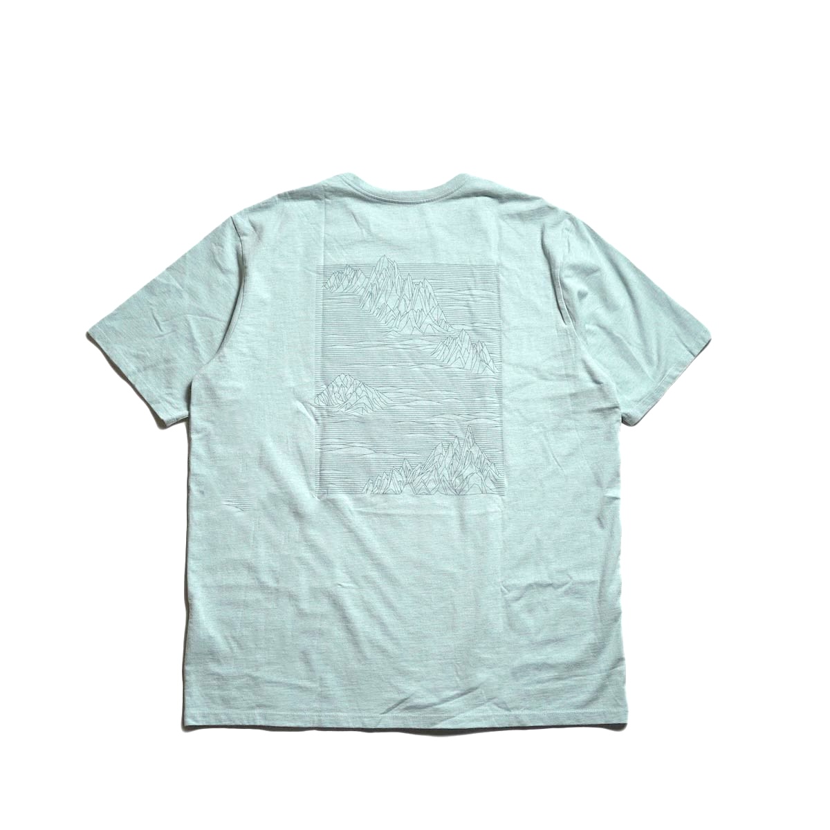 Patagonia / M"s Strataspire Responsibili Tee (Thin Ice) 背面