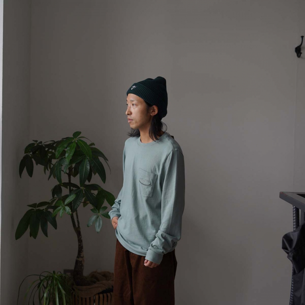 Patagonia / M"s L/S MIDWEIGHT "95 OVAL LOGO POCKET TEE  着用イメージ①