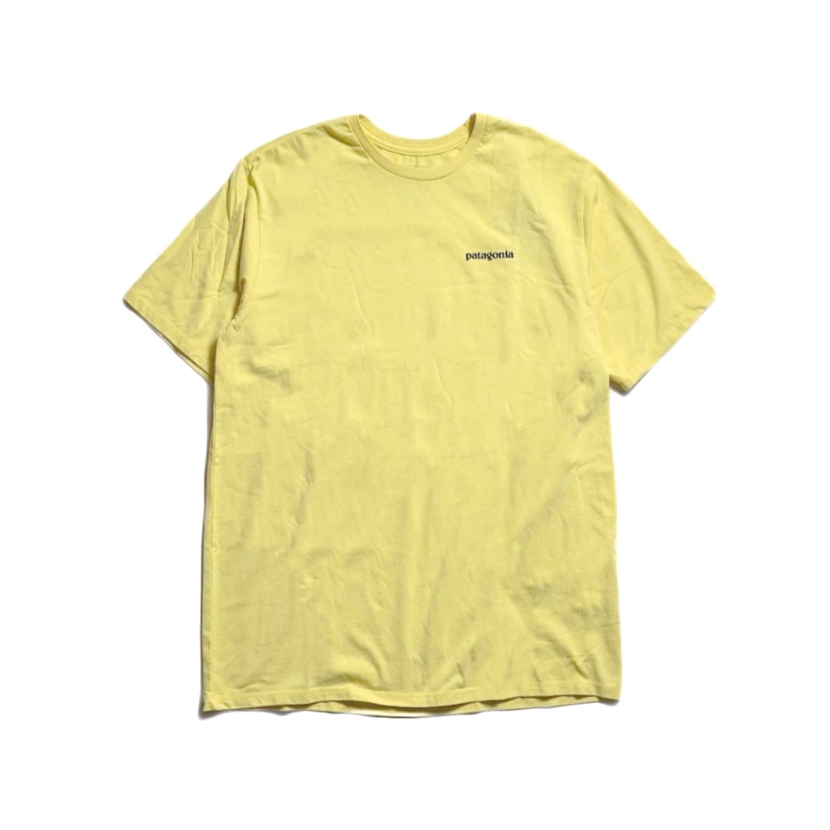 Patagonia / M"s P-6 Logo Responsibili Tee (Lemon Zest) 正面