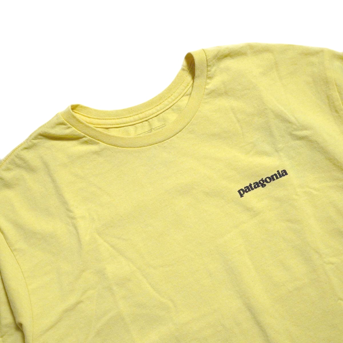 Patagonia / M"s P-6 Logo Responsibili Tee (Lemon Zest) ネック、胸プリント