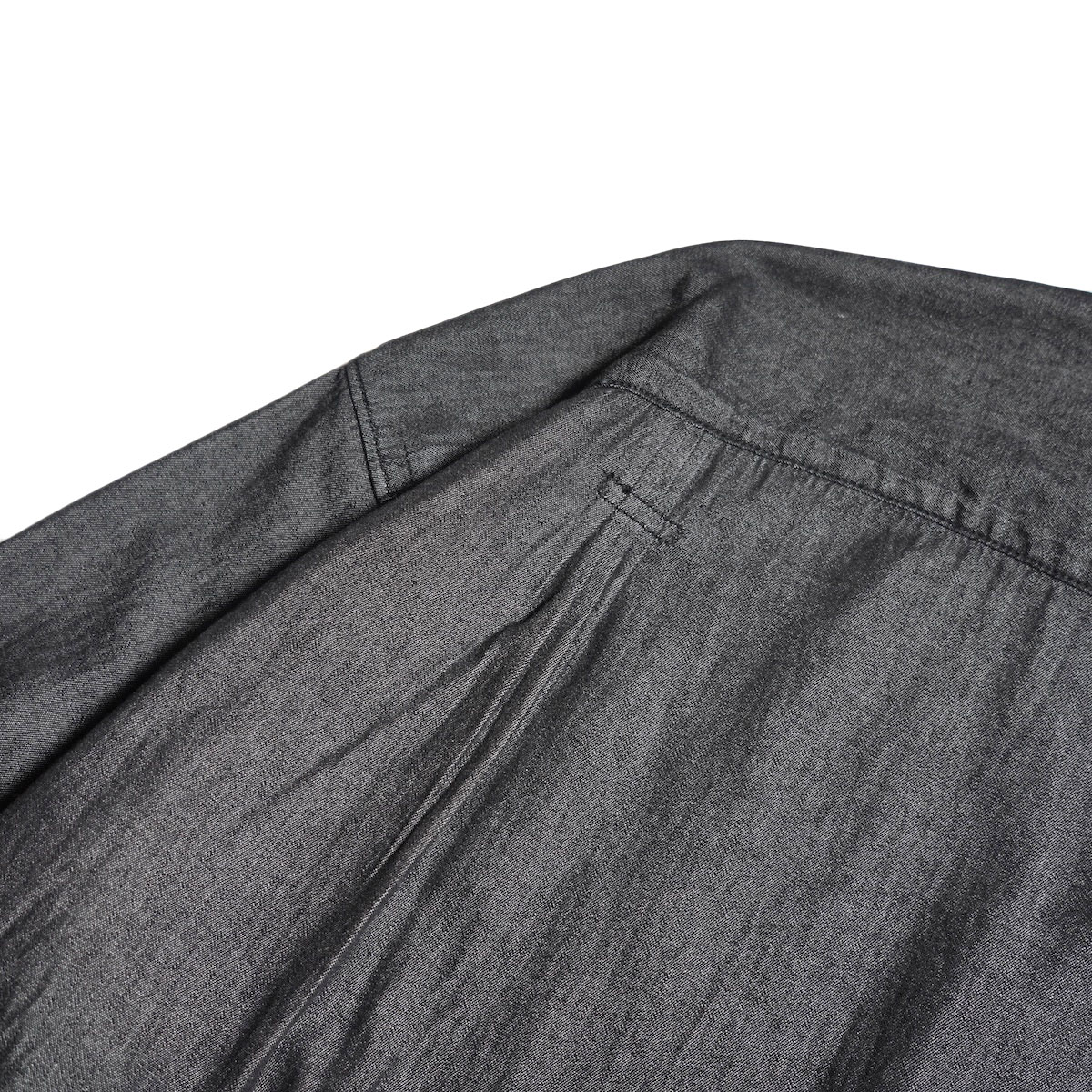 Pheeta / PH014CUN-SH0D Trinity Shirt (Black) 背面ピンタック