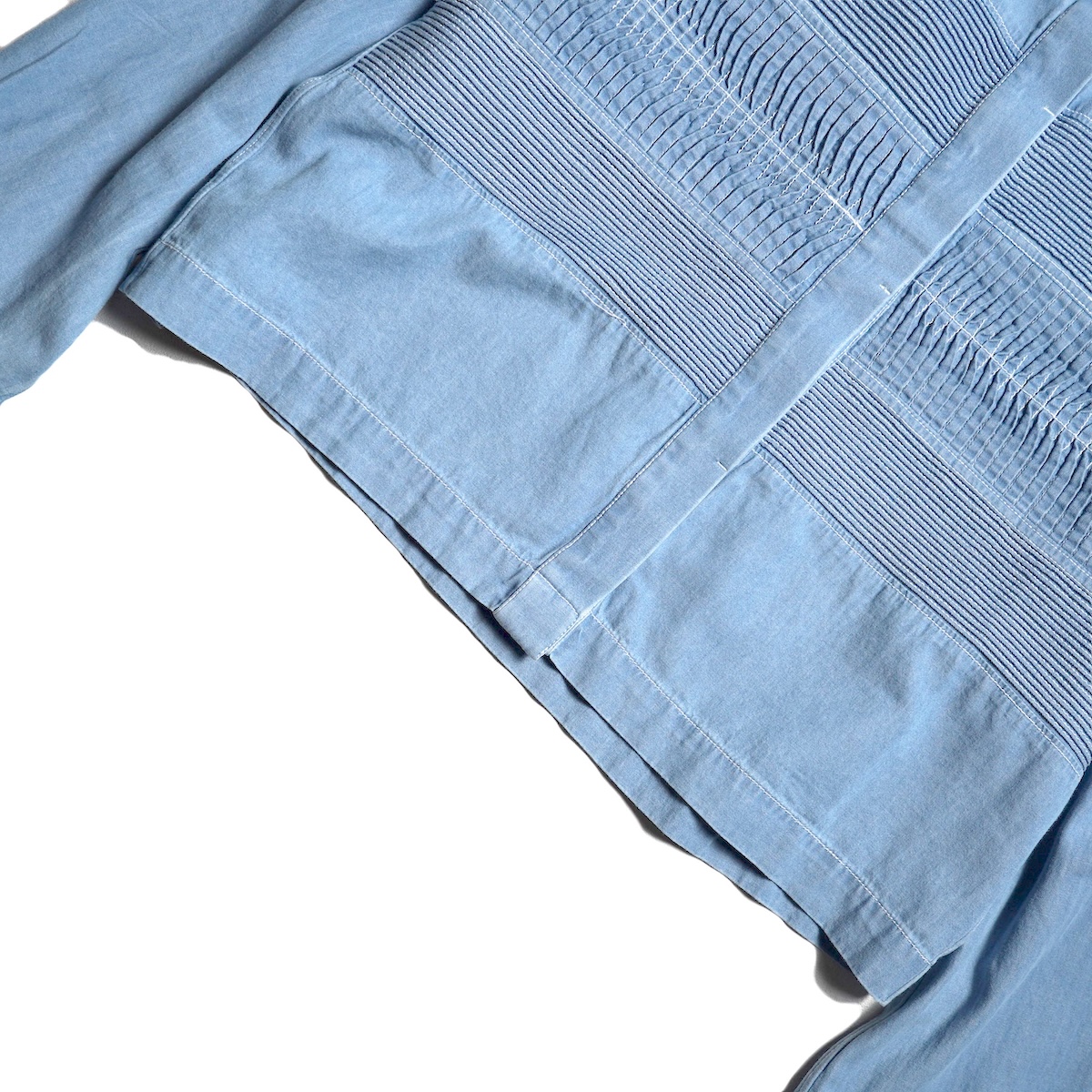 Pheeta / PH015C-61D Trinity Croped Shirt (Ligft Blue) 裾
