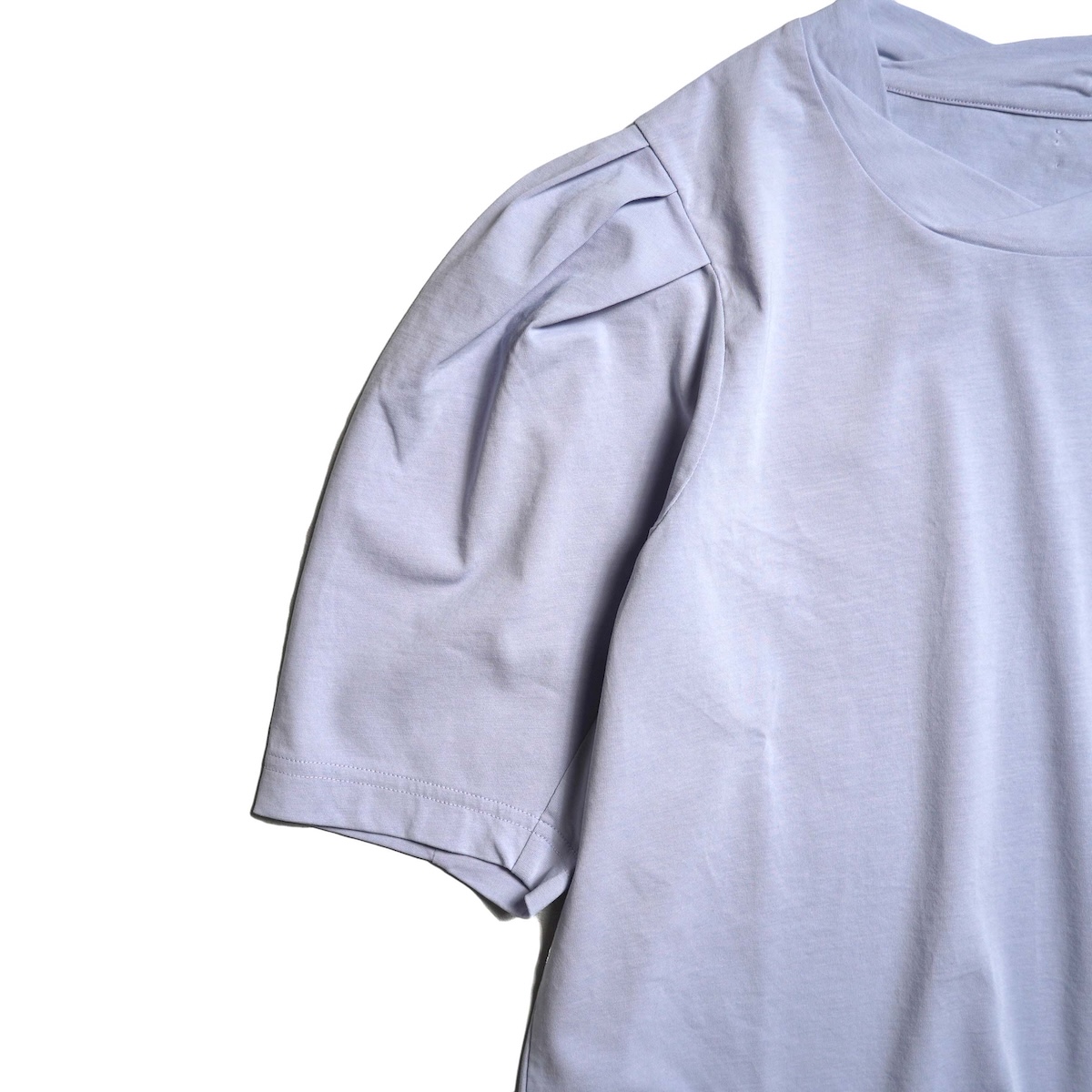 Pheeta / PH015C-CU7 Emmy TUCK TEE (Light Blue) 袖
