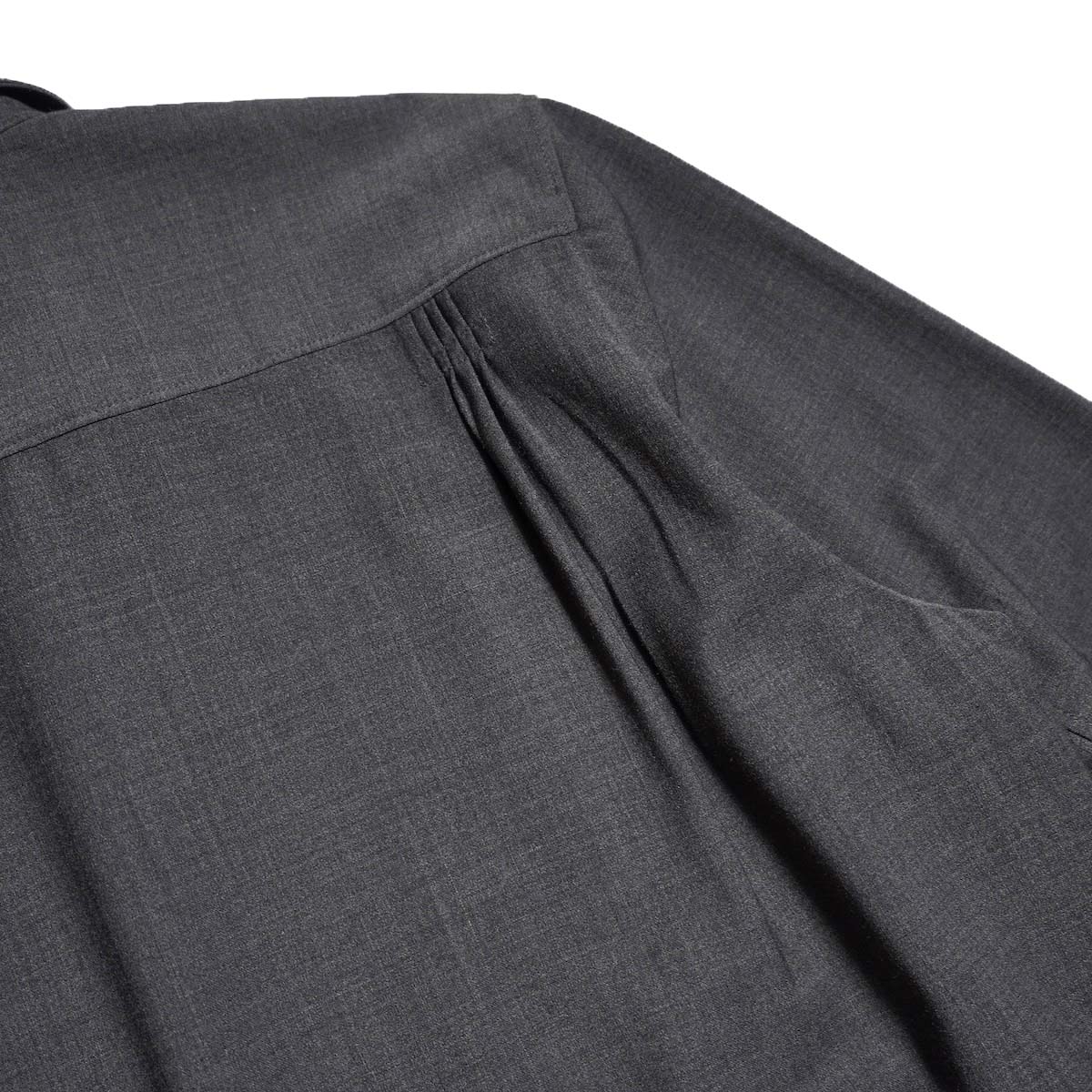 Pheeta / PH016C-2 Bourke -SHIRTS (Dark Gray) ピンタック