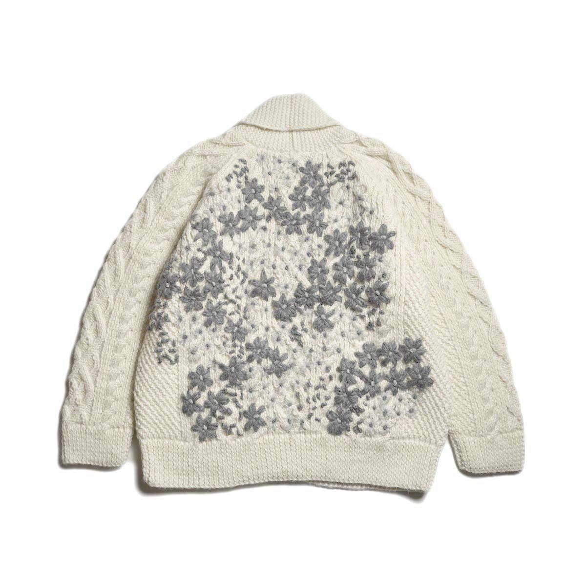 Pheeta / PH016C-HN1 Clara - ZIP CARDIGAN (White)