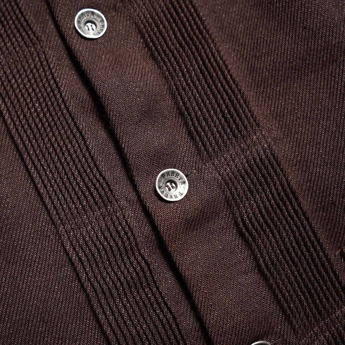 Pheeta / 	PH016CMen-JK1 Daniel - JACKET (Dark Brown) ボタン