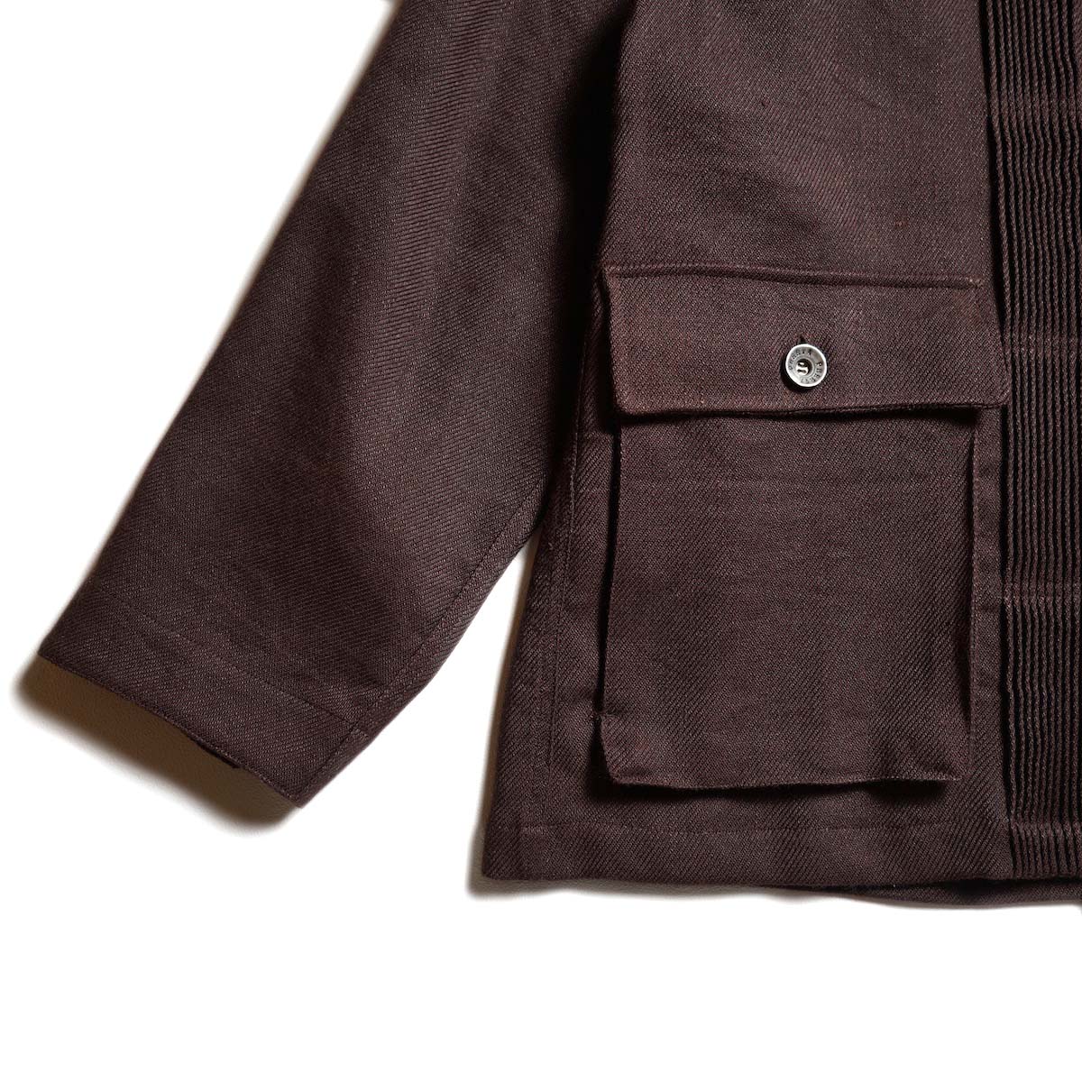 Pheeta / 	PH016CMen-JK1 Daniel - JACKET (Dark Brown) ポケット