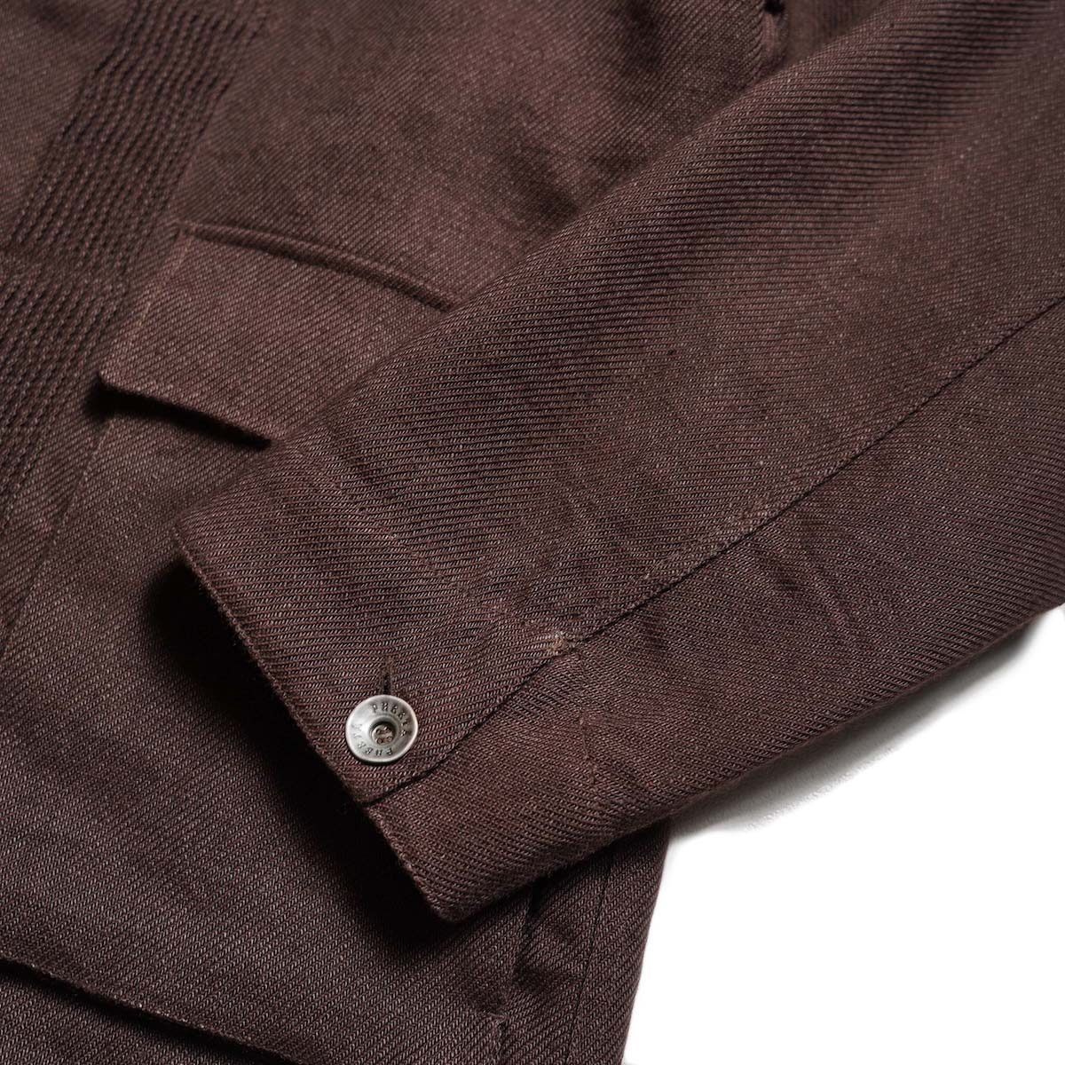 Pheeta / 	PH016CMen-JK1 Daniel - JACKET (Dark Brown) 袖先