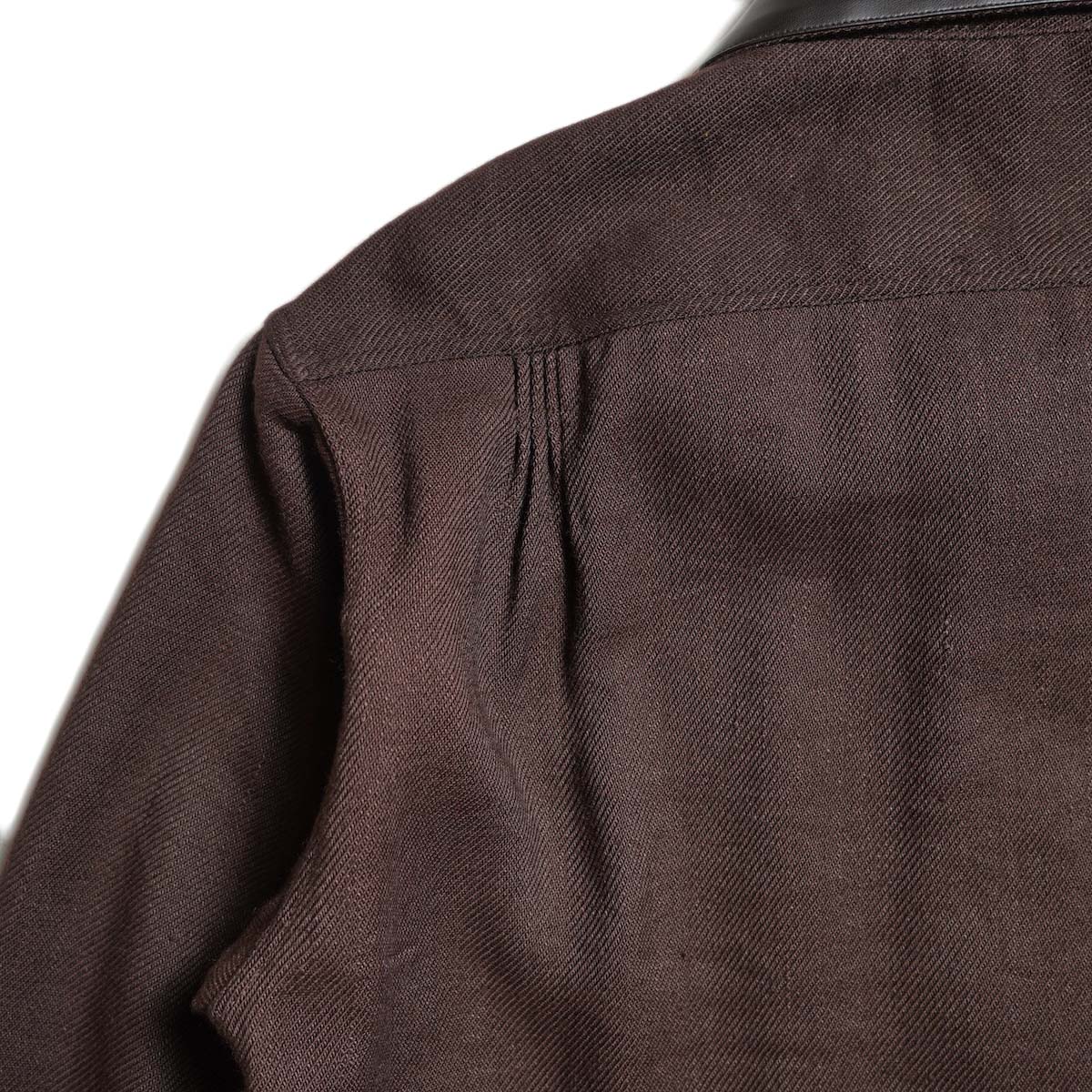 Pheeta / 	PH016CMen-JK1 Daniel - JACKET (Dark Brown) ピンタック