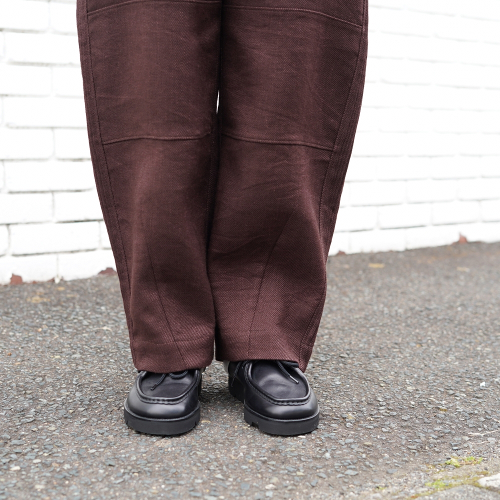 Pheeta / PH016CMen-PT3 PANTS (Dark Brown) 155cm/size1 着用④