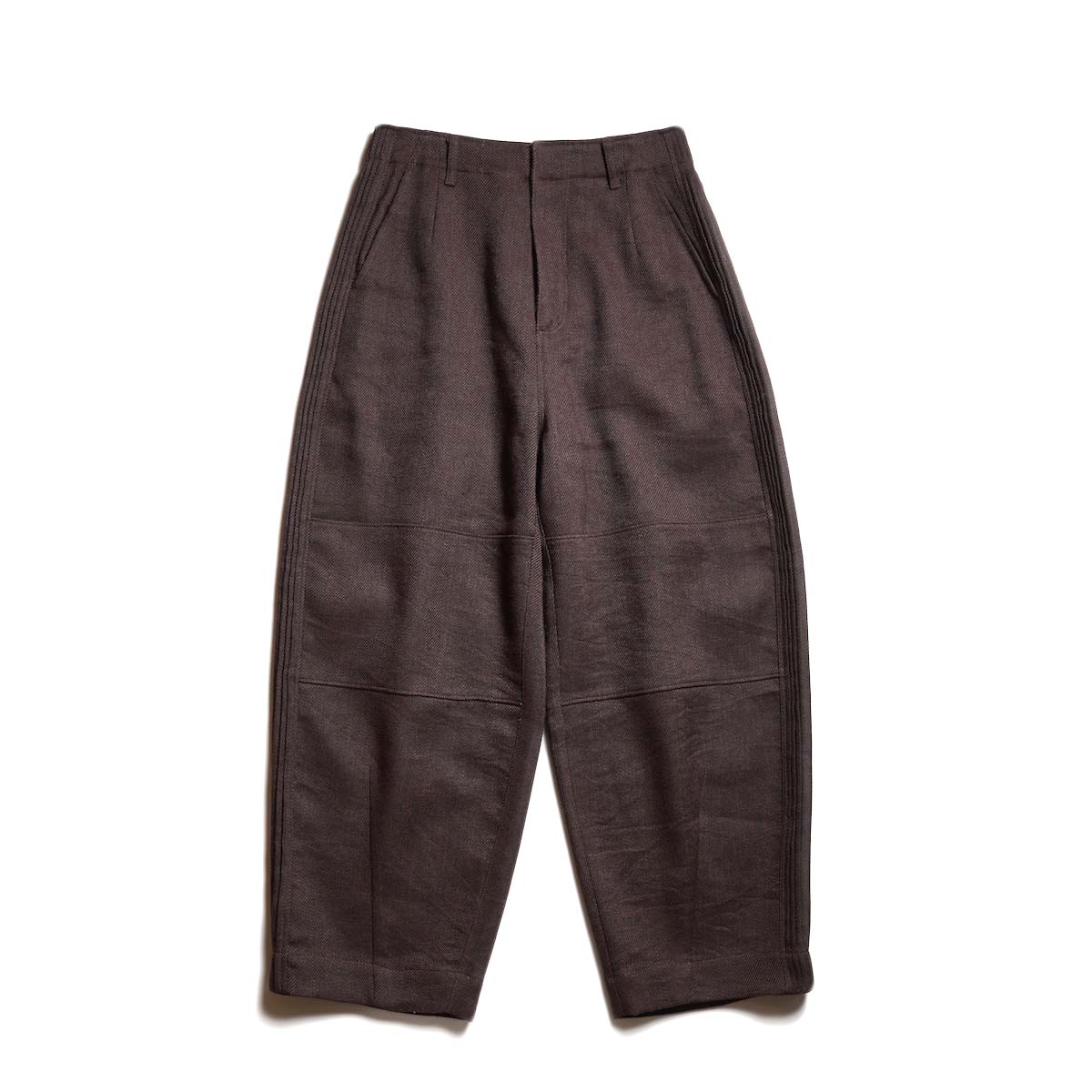 Pheeta / PH016CMen-PT3 Daniel - PANTS (Dark Brown) 正面