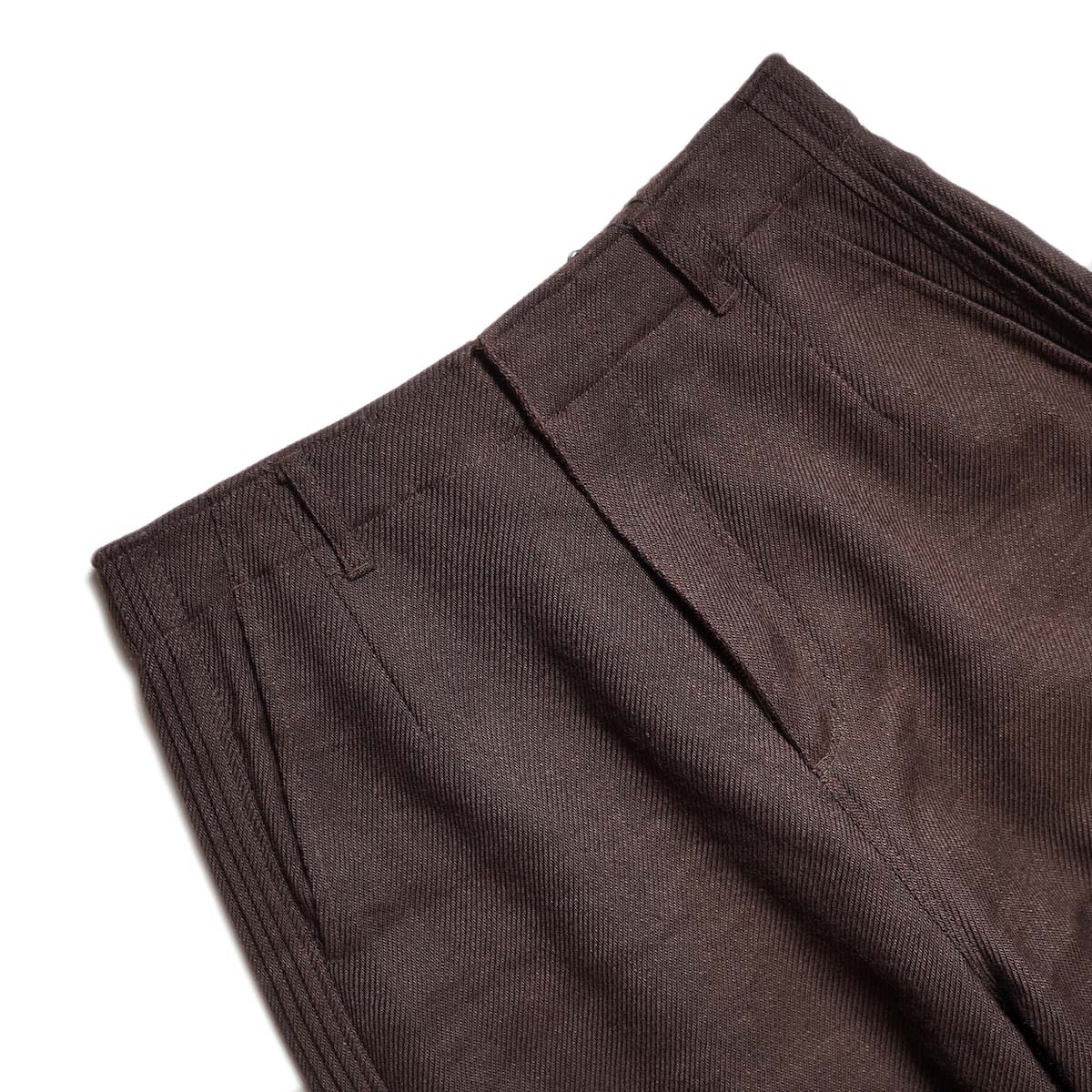 Pheeta / PH016CMen-PT3 PANTS (Dark Brown) ウエスト